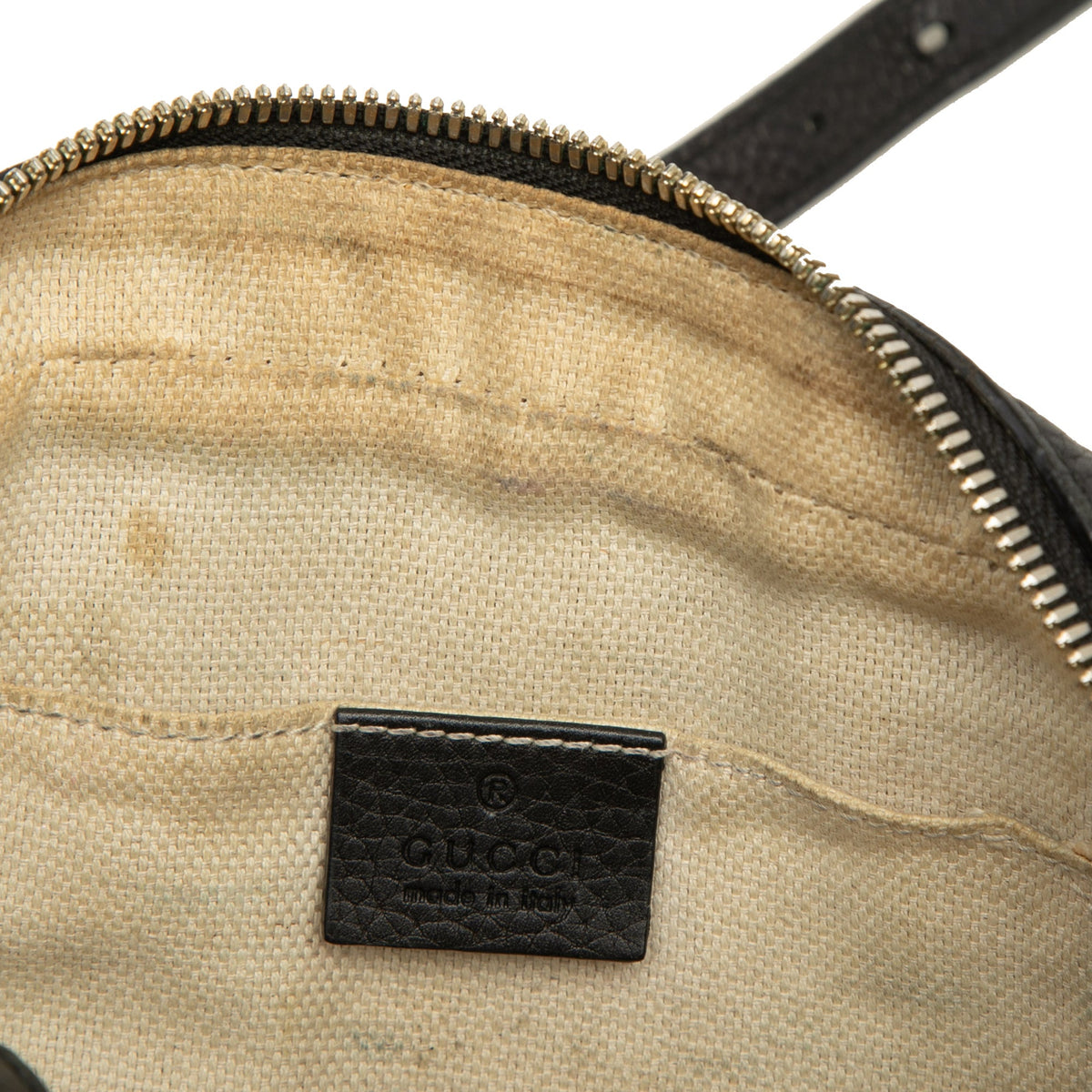 Gucci Calfskin Soho Disco Crossbody — Black