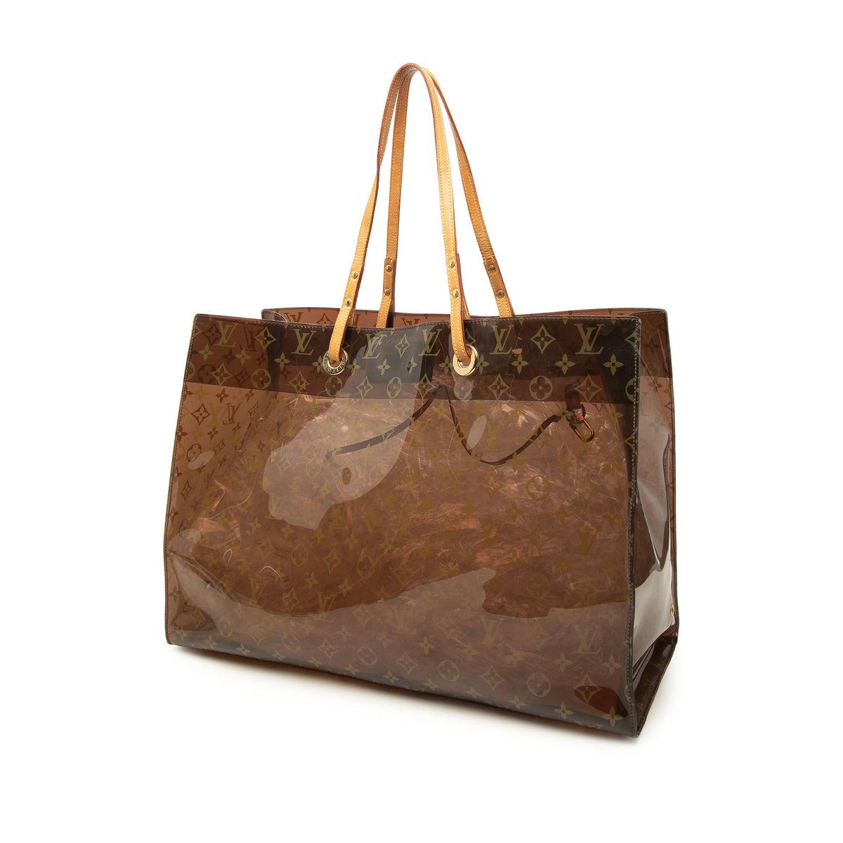 Louis Vuitton Monogram Vinyl Cabas Sac Cruise — Brown