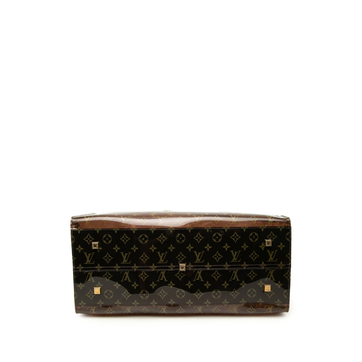 Louis Vuitton Monogram Vinyl Cabas Sac Cruise — Brown
