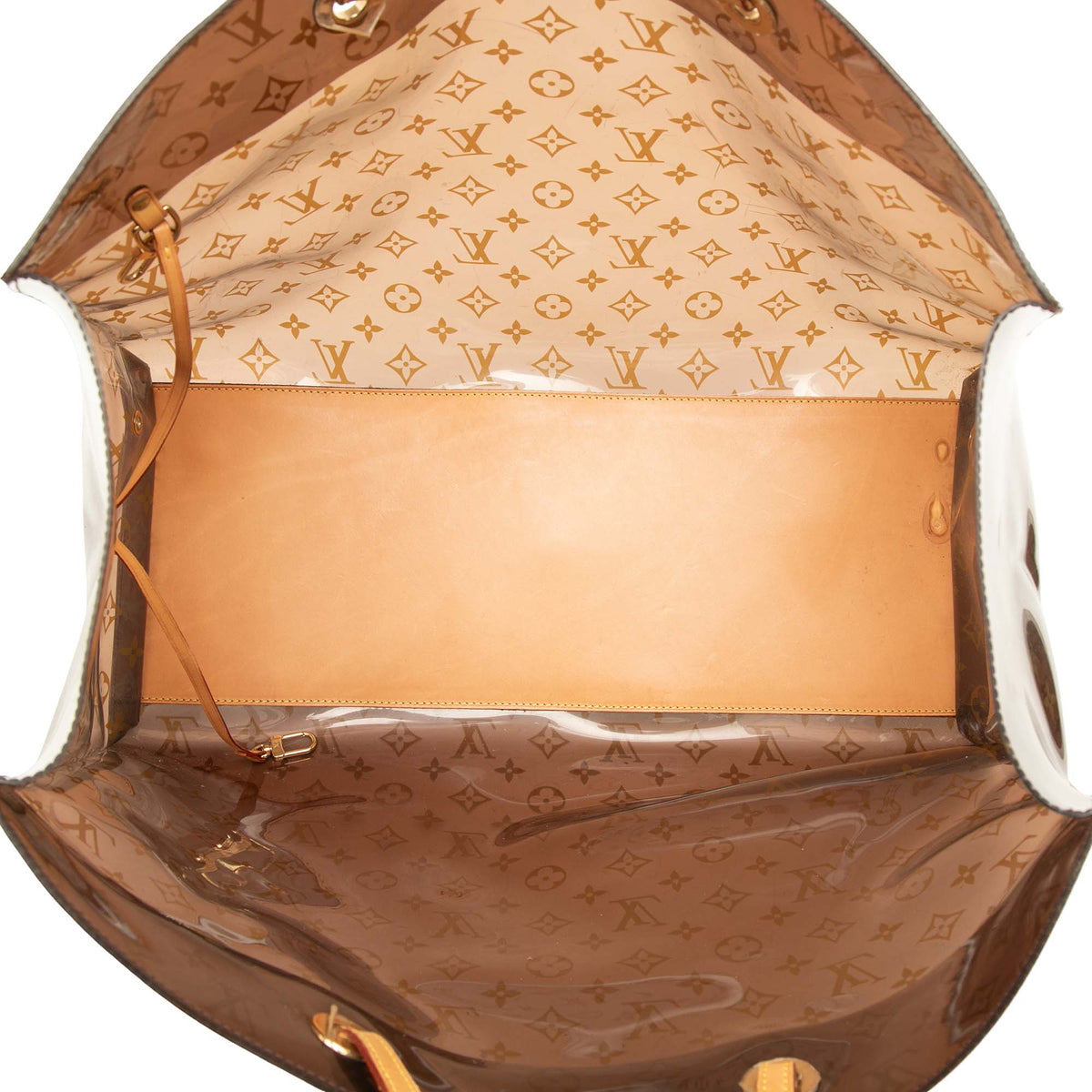 Louis Vuitton Monogram Vinyl Cabas Sac Cruise — Brown