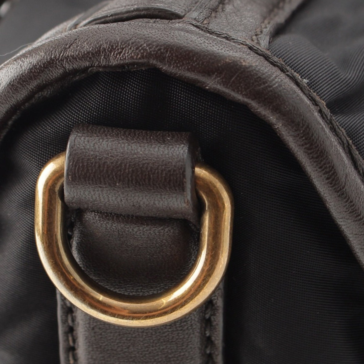 Prada Tessuto Canapa Logo Satchel