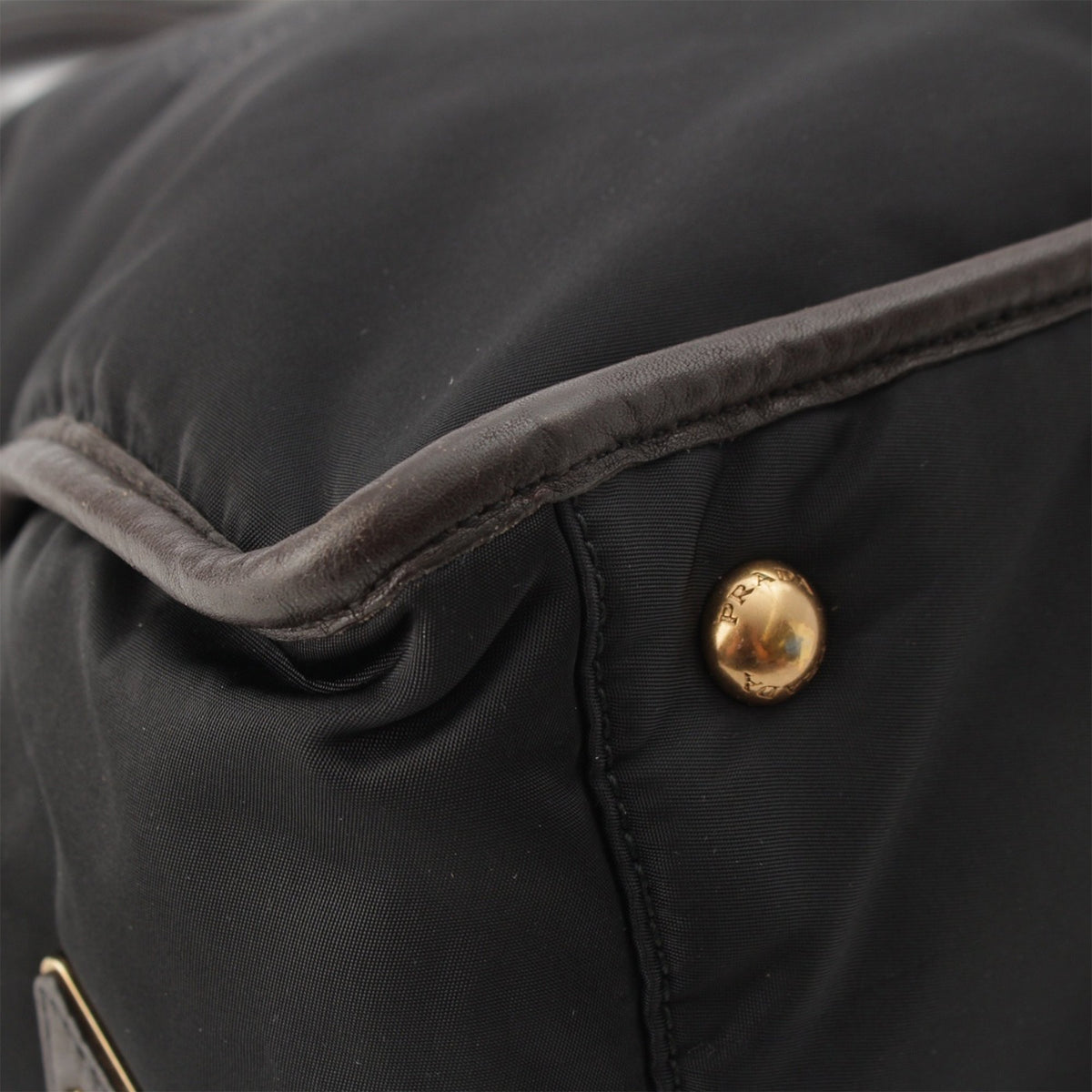 Prada Tessuto Canapa Logo Satchel