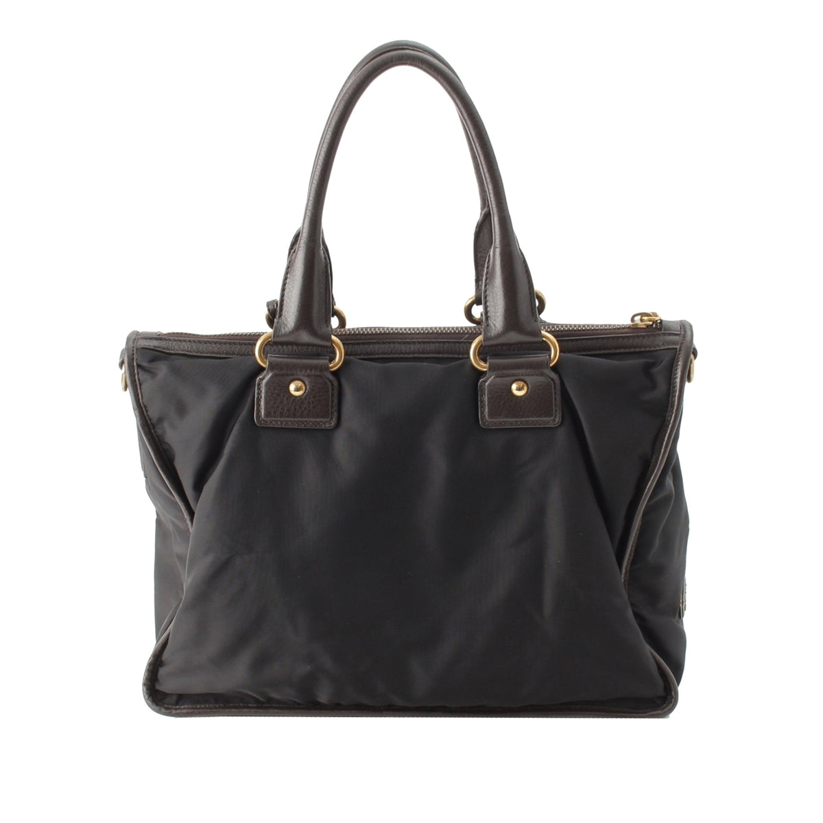 Prada Tessuto Canapa Logo Satchel