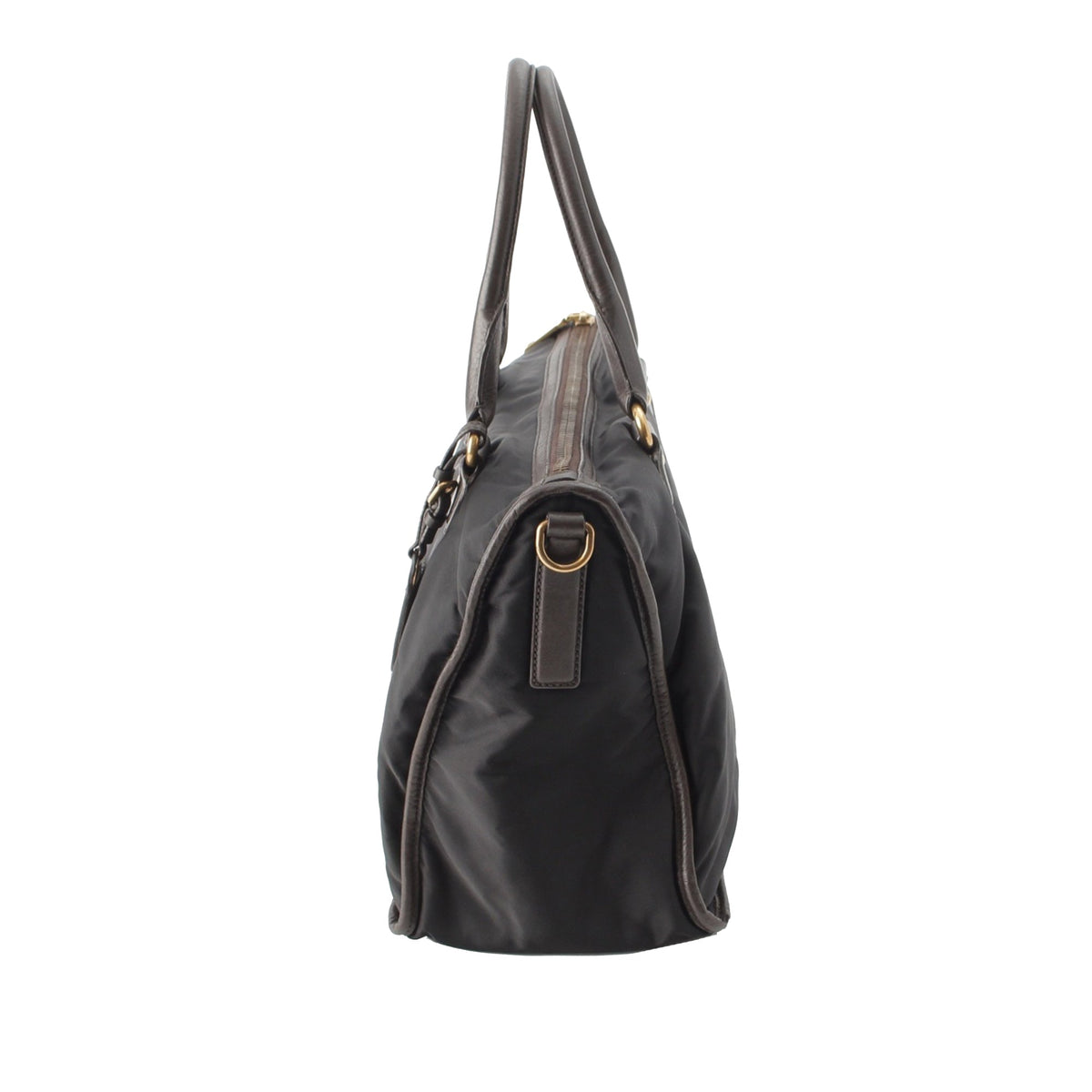 Prada Tessuto Canapa Logo Satchel
