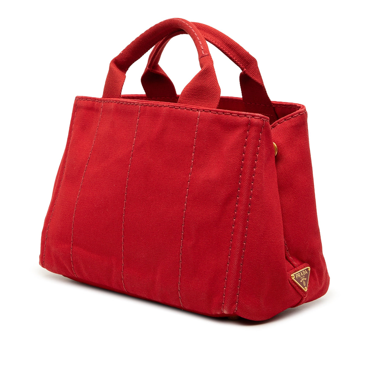 Prada Small Canvas Canapa Logo Tote