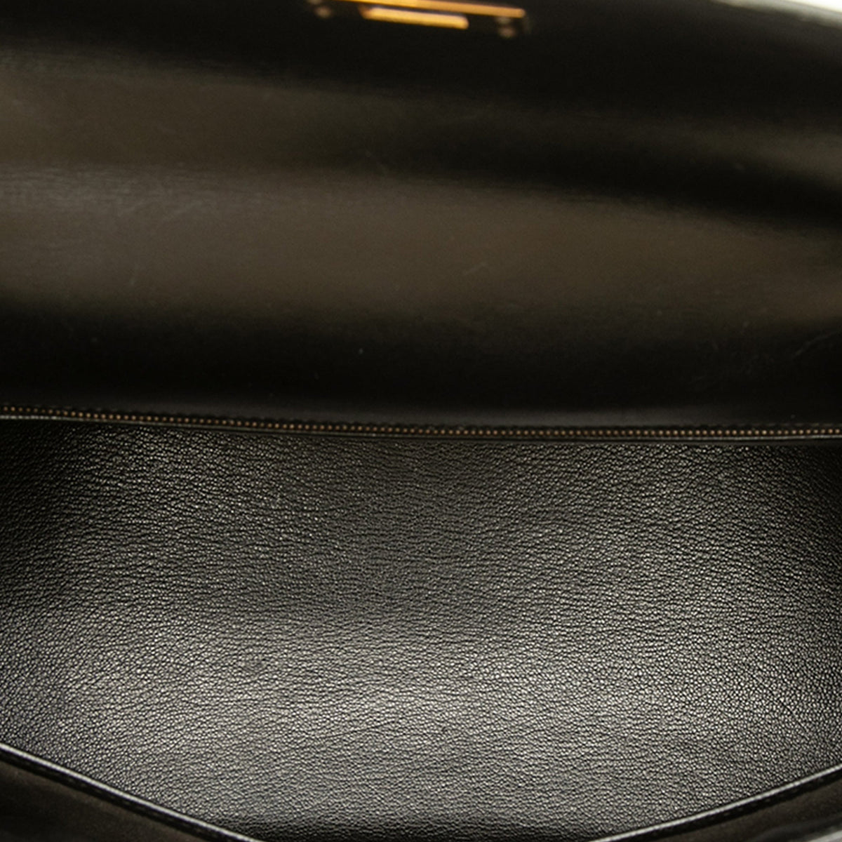 Hermès Box Calf Kelly Sellier 32 — Black