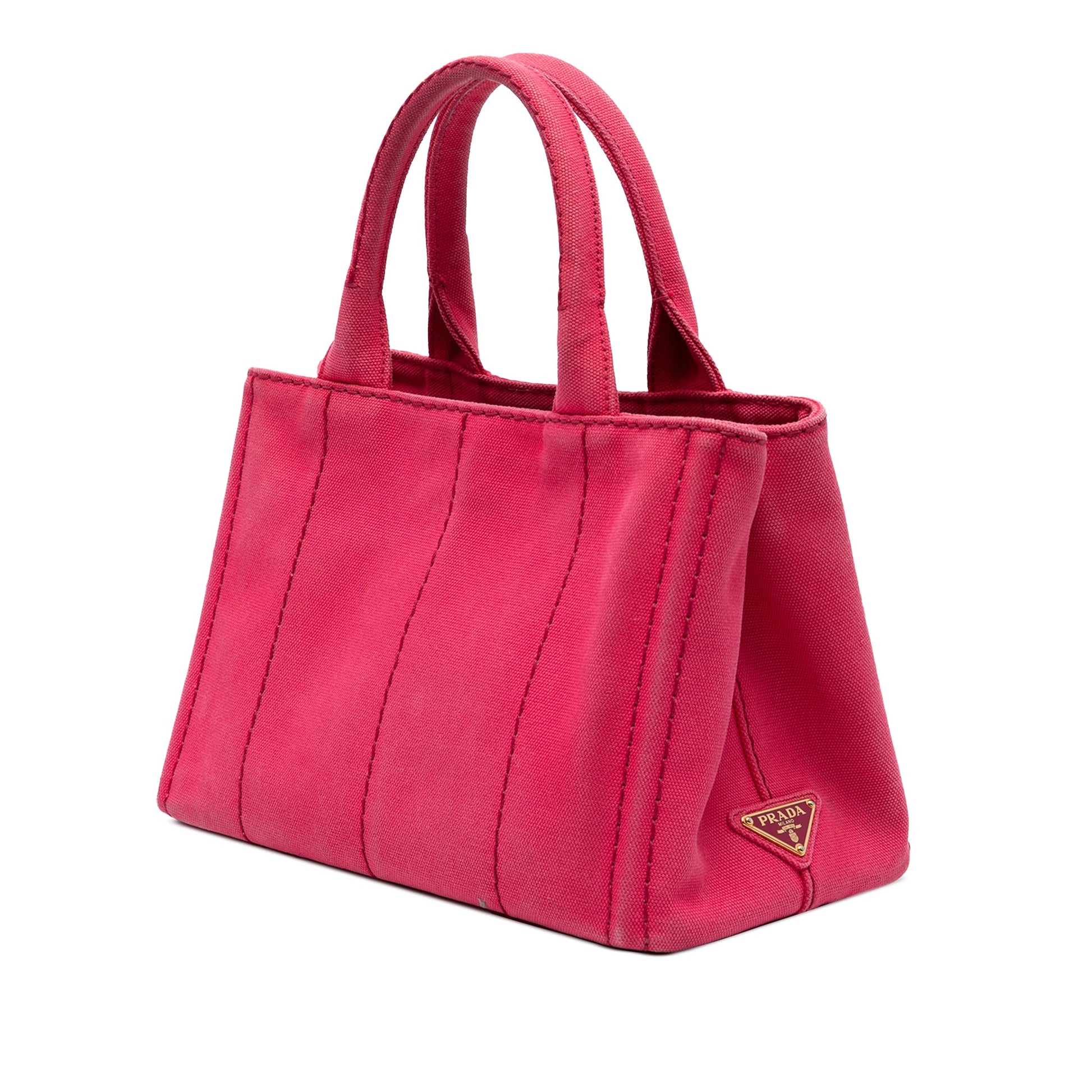 Prada Small Canvas Canapa Logo Satchel