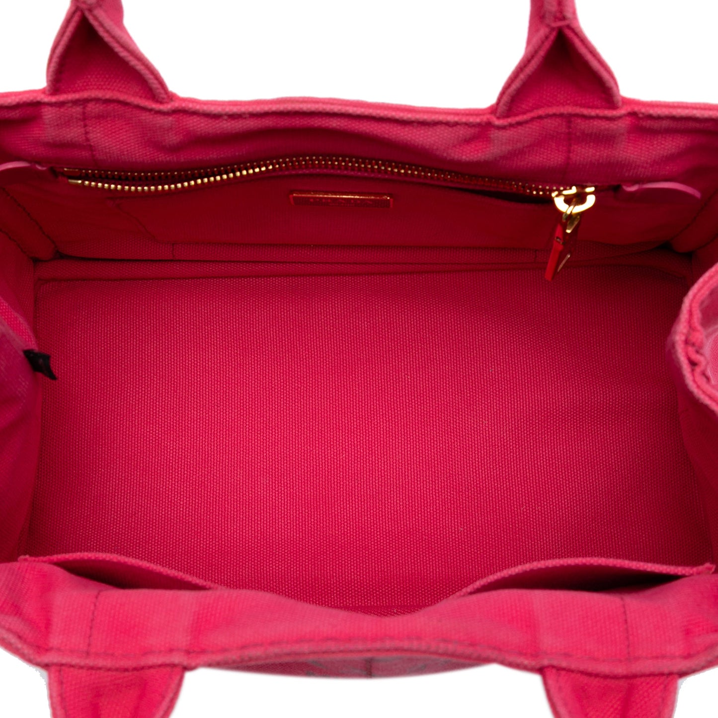 Prada Small Canvas Canapa Logo Satchel