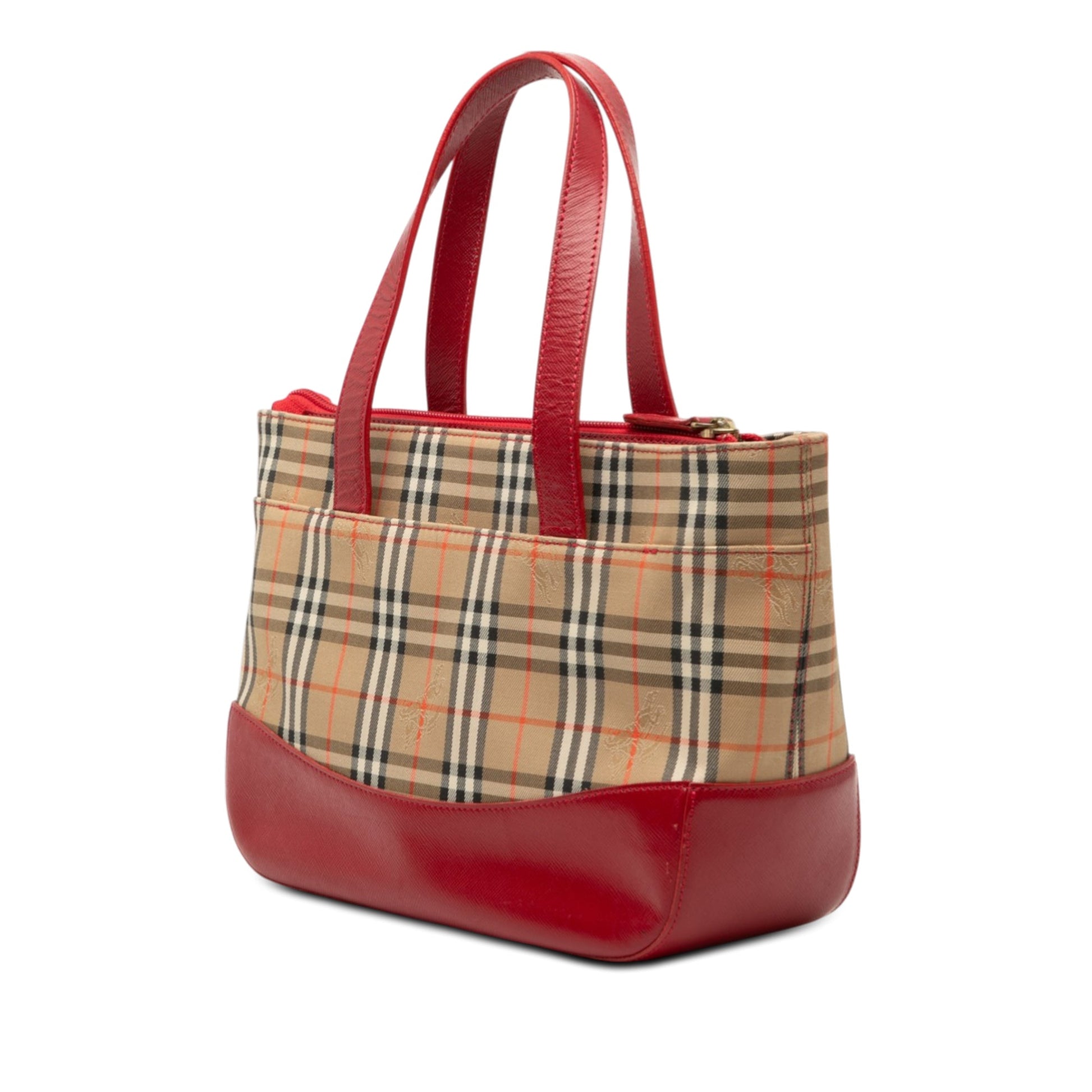 Burberry Haymarket Check Canvas Tote