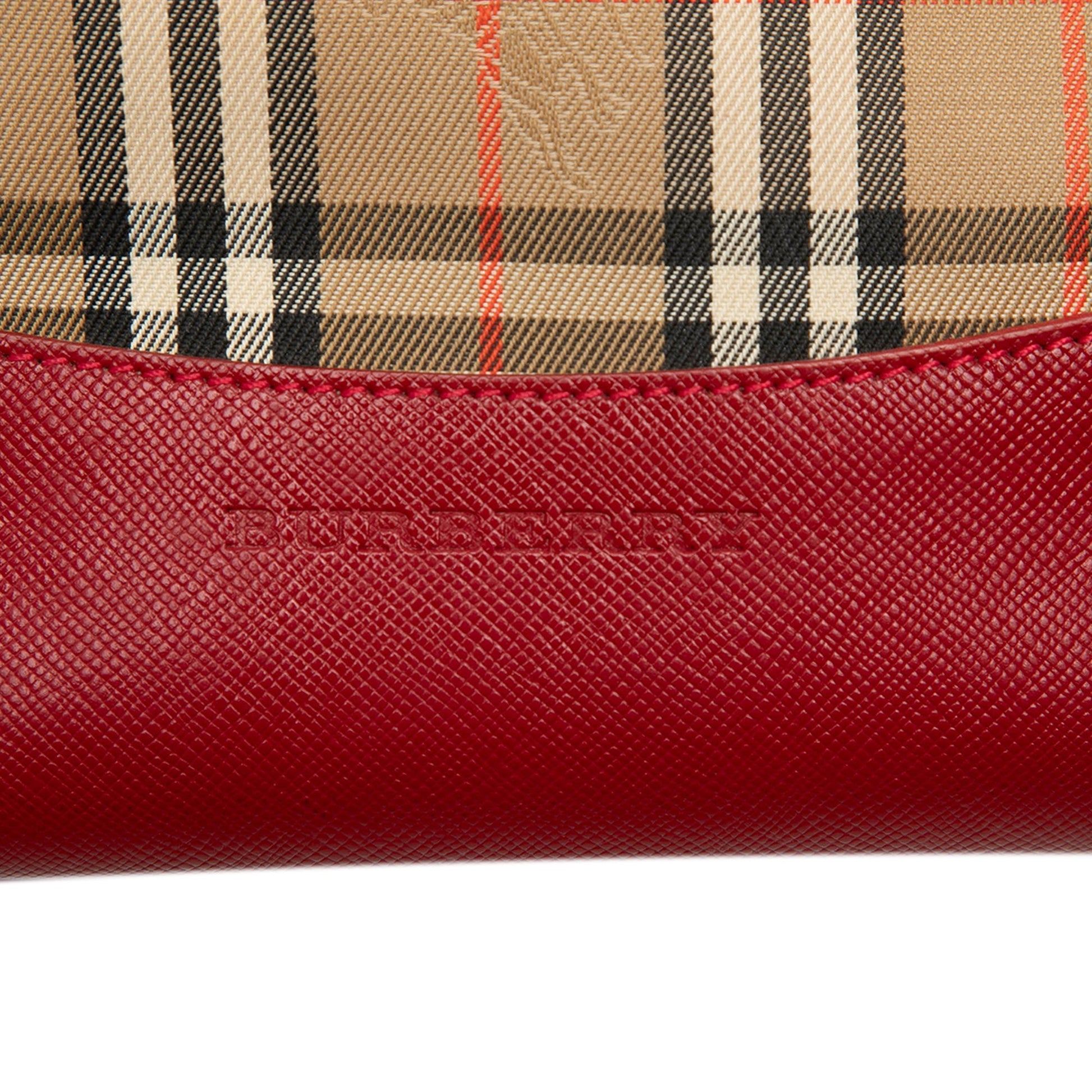 Burberry Haymarket Check Canvas Tote