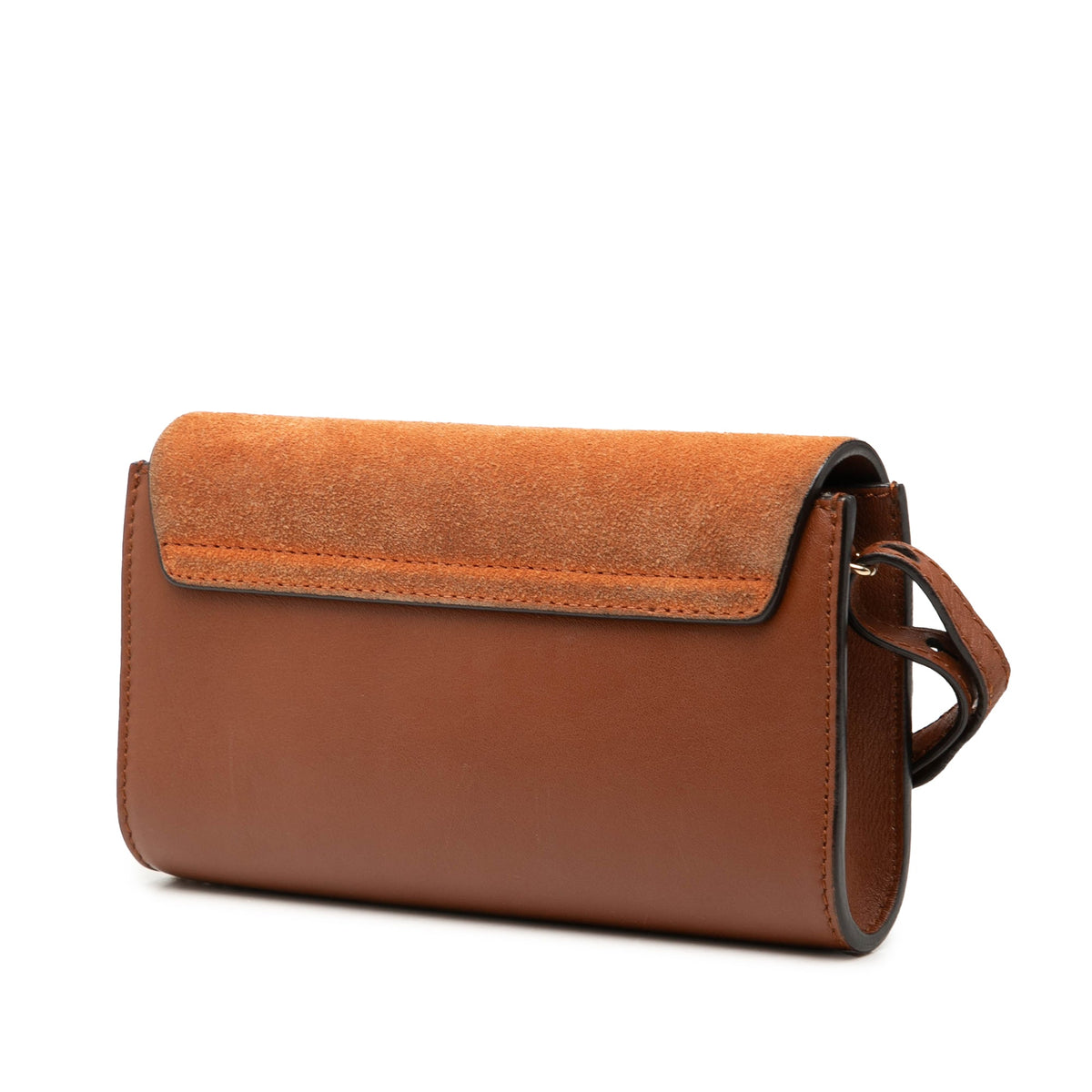 Chloé Mini Calfskin and Suede Faye Chain Crossbody