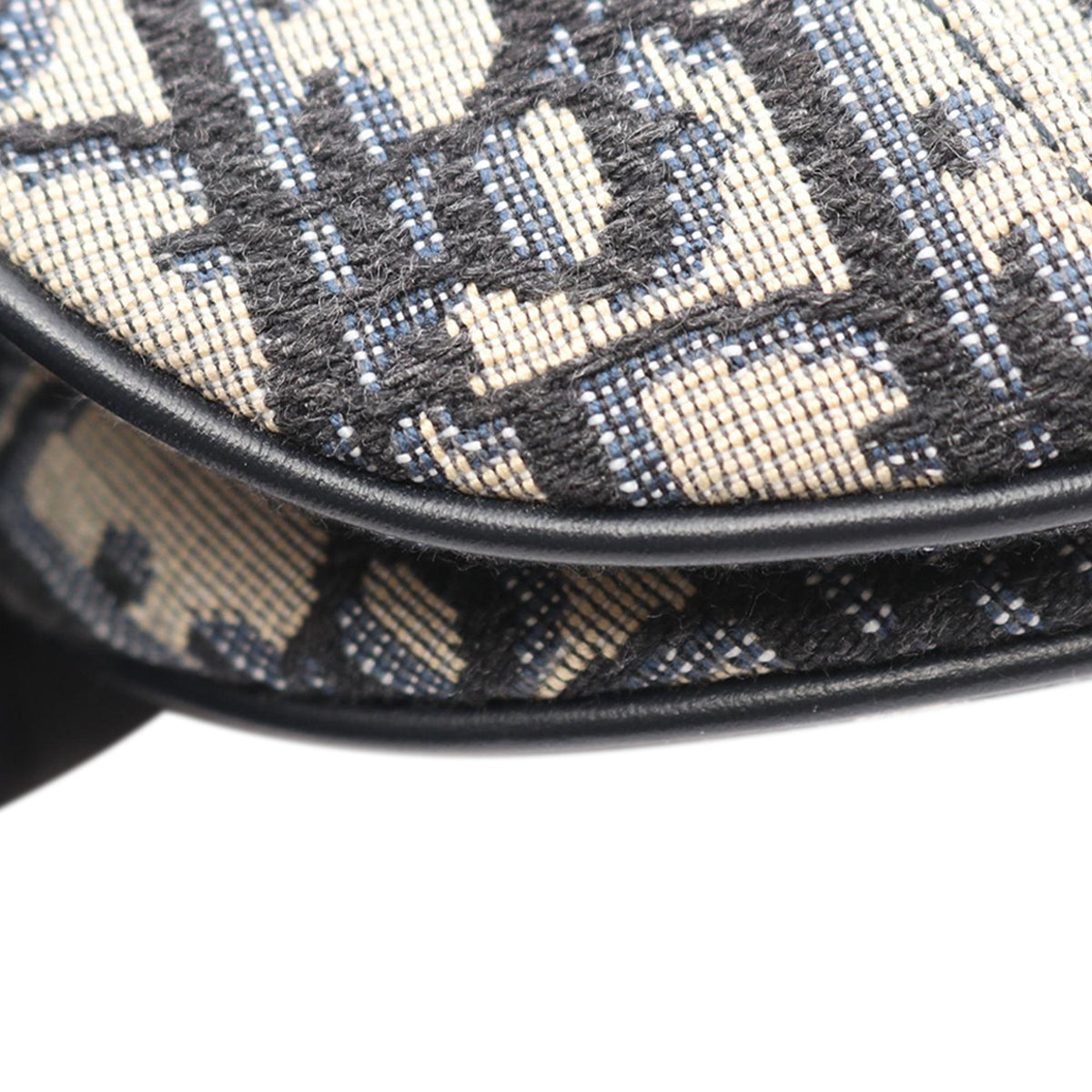 Dior Mini Oblique Canvas Saddle Bag