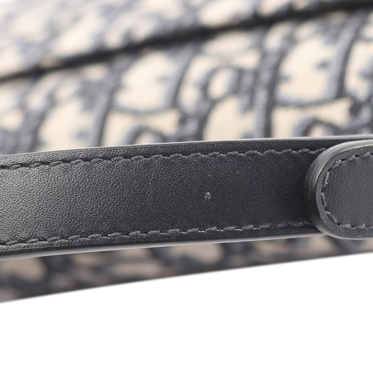 Dior Mini Oblique Canvas Saddle Bag