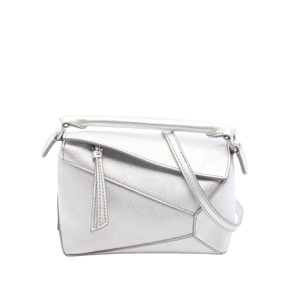 LOEWE Mini Calfskin Puzzle Edge Satchel