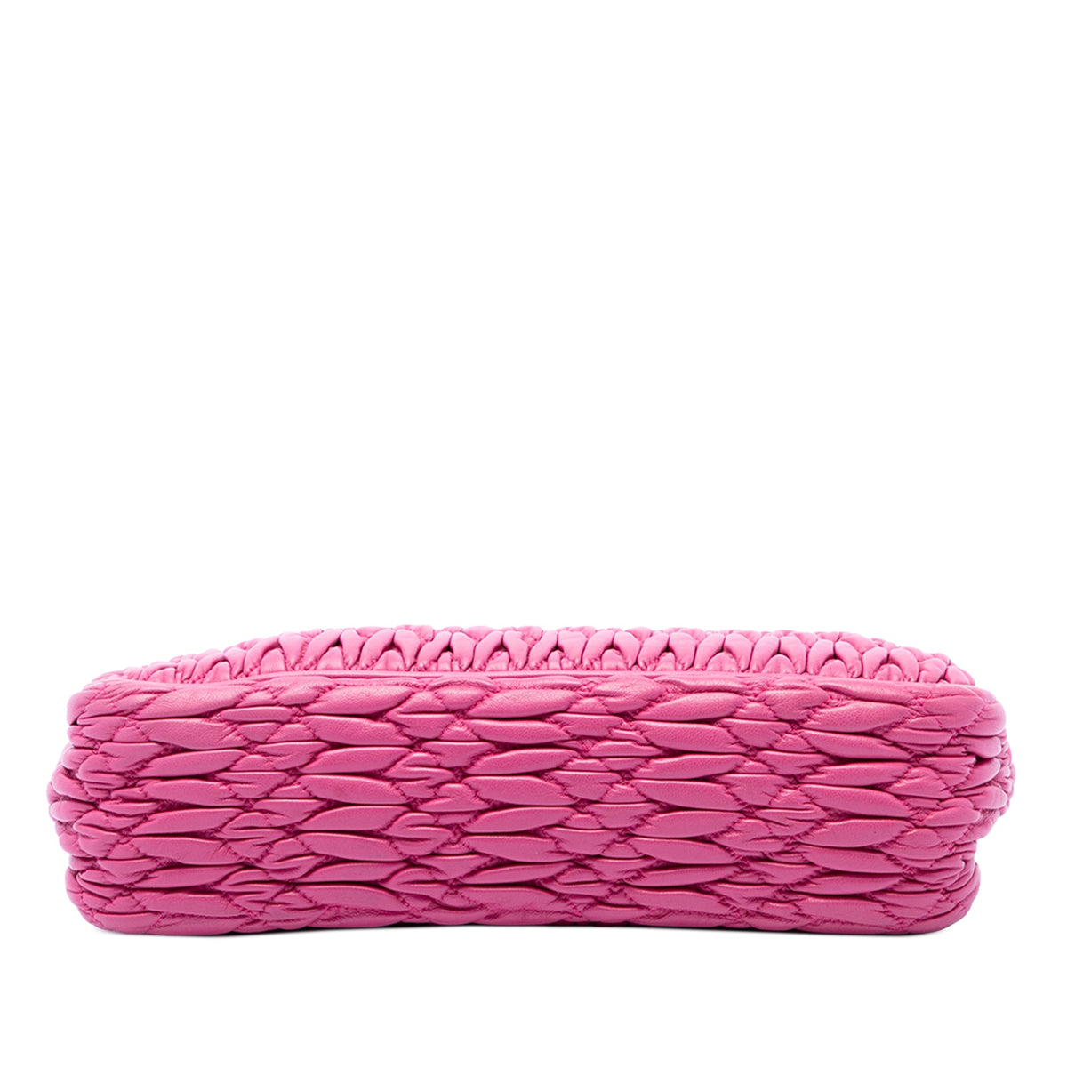 Miu Miu Matelasse Nappa Frame Crystal Chain Satchel
