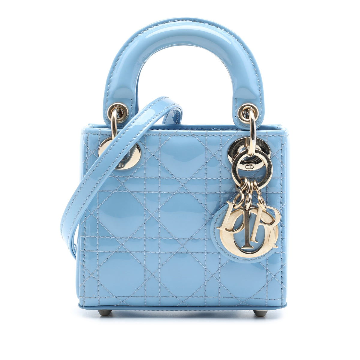 Dior Micro Patent Cannage Lady Dior