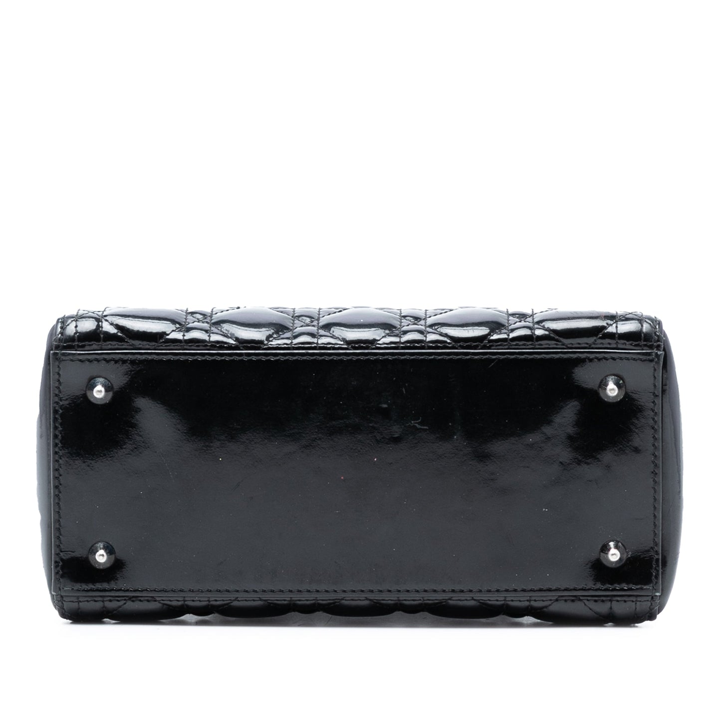 Dior Medium Patent Cannage Lady Dior