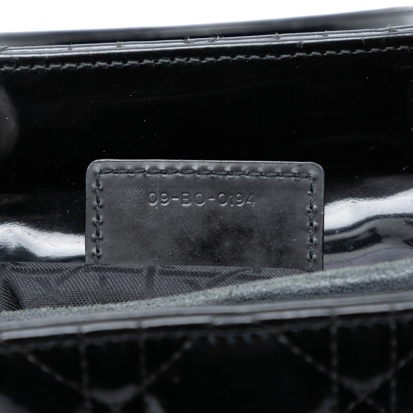 Dior Medium Patent Cannage Lady Dior