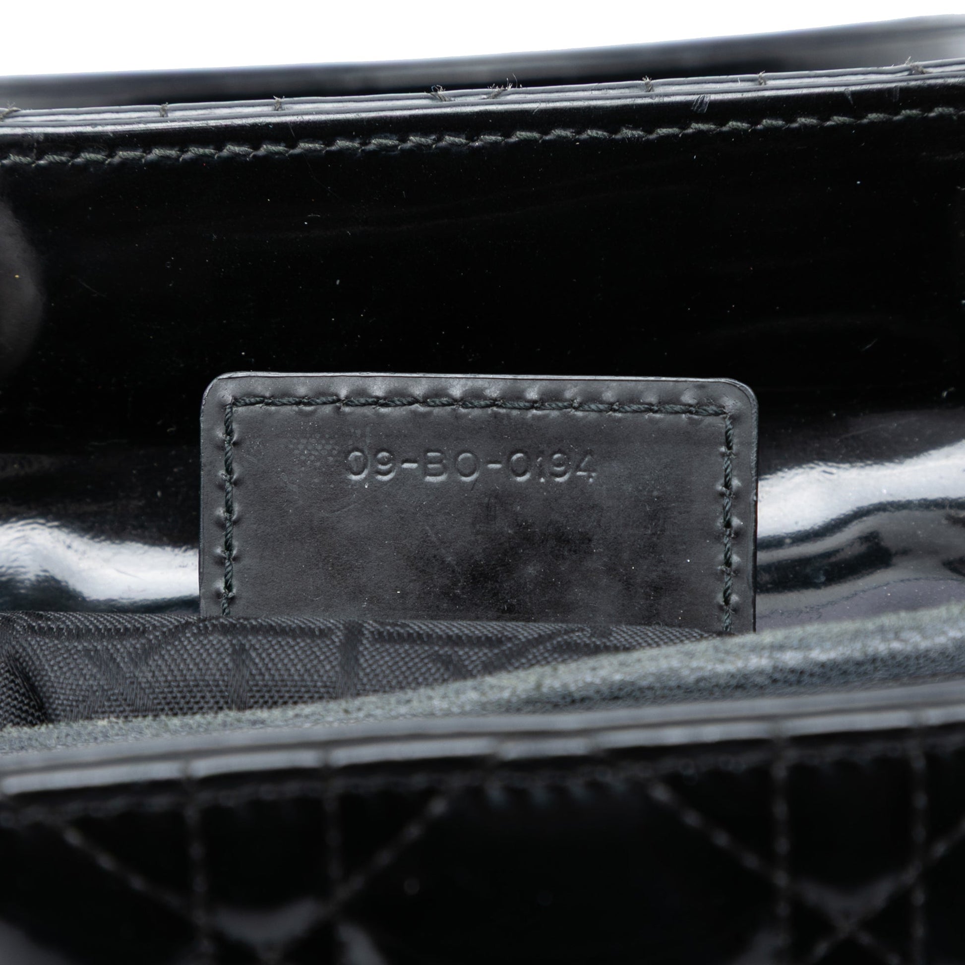 Dior Medium Patent Cannage Lady Dior