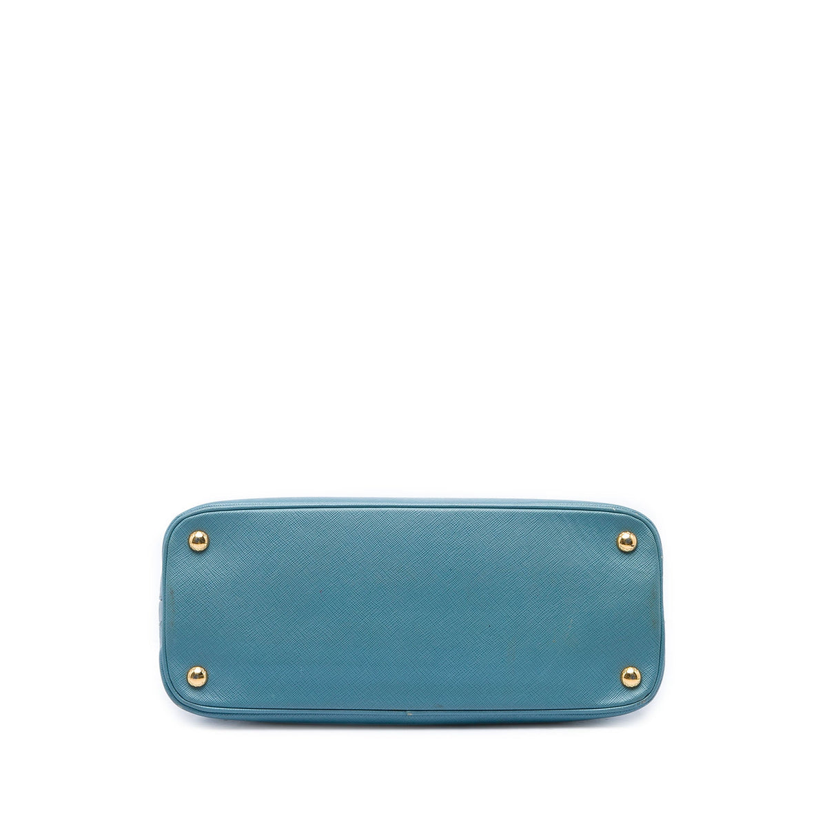 Prada Medium Saffiano Lux Promenade Satchel — Blue