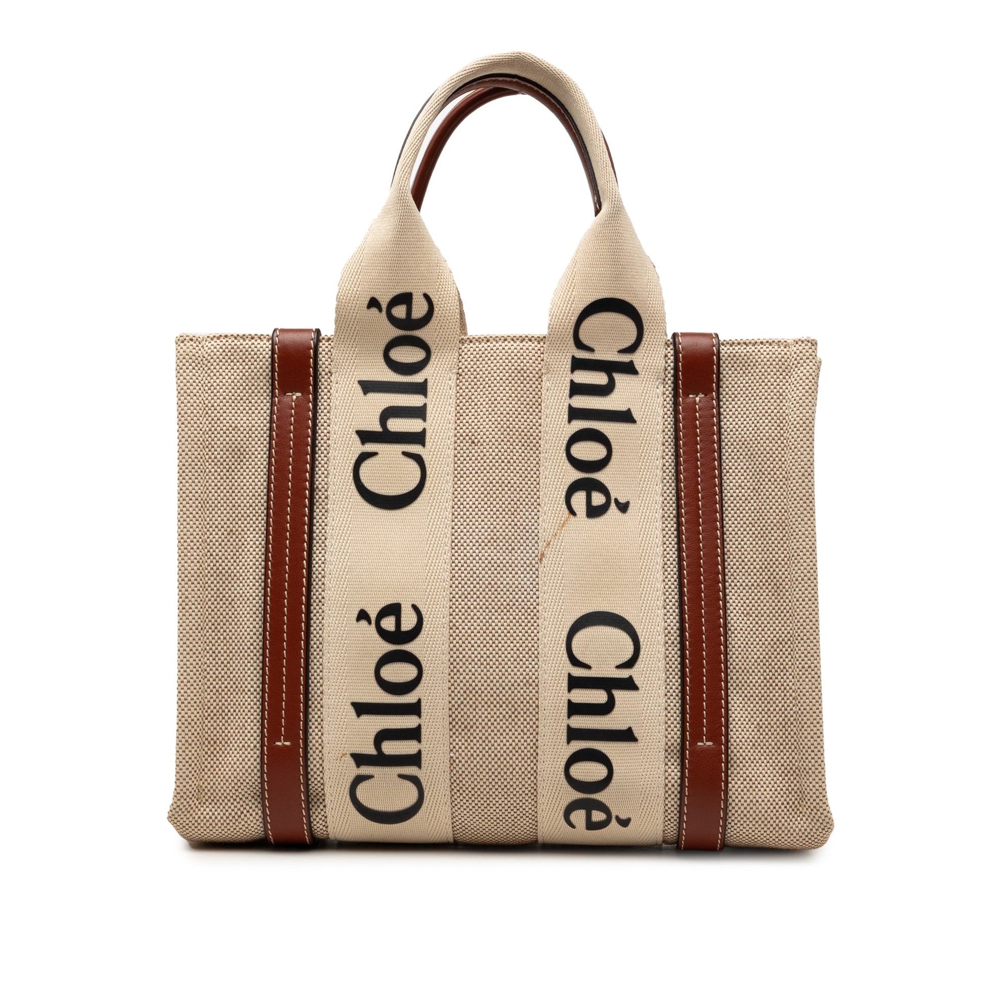 Chloé Small Canvas Woody Tote