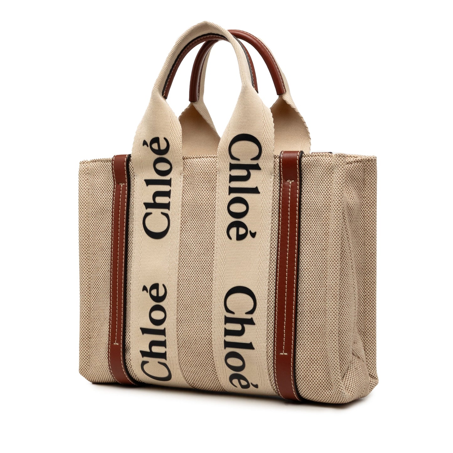 Chloé Small Canvas Woody Tote