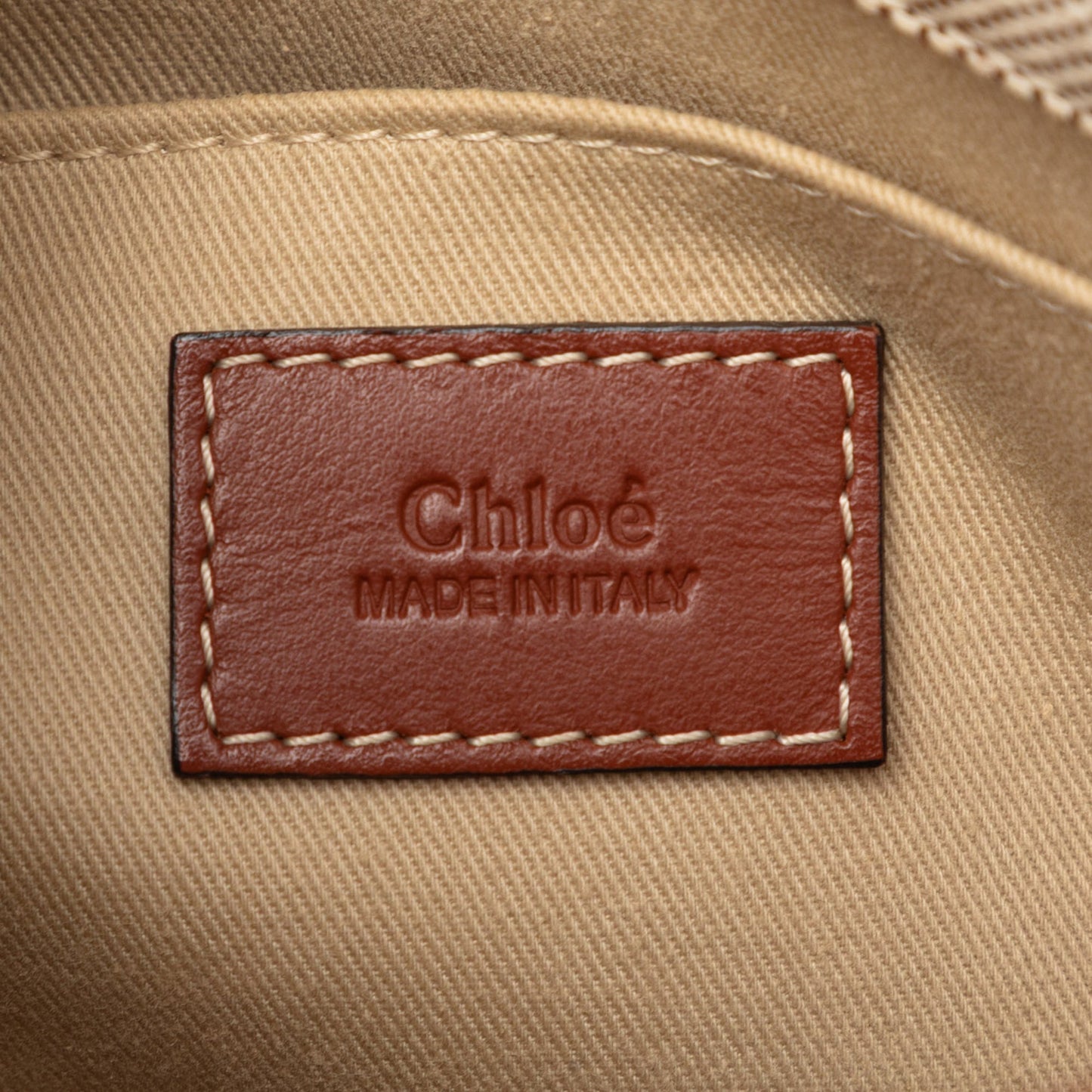 Chloé Small Canvas Woody Tote