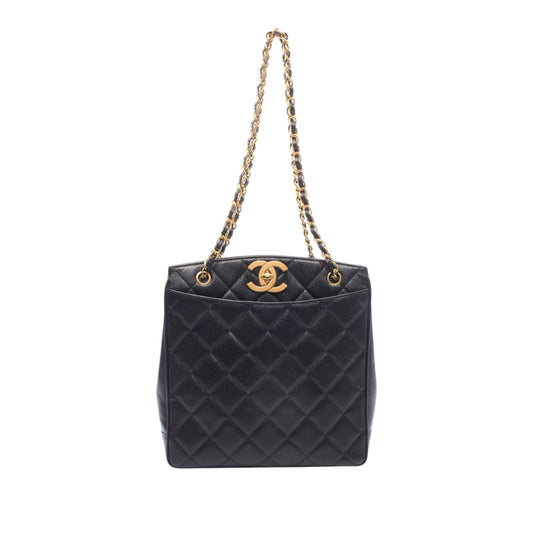 Chanel Caviar CC Turnlock Timeless Tote