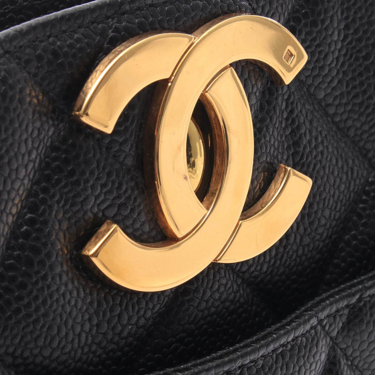 Chanel Caviar CC Turnlock Timeless Tote
