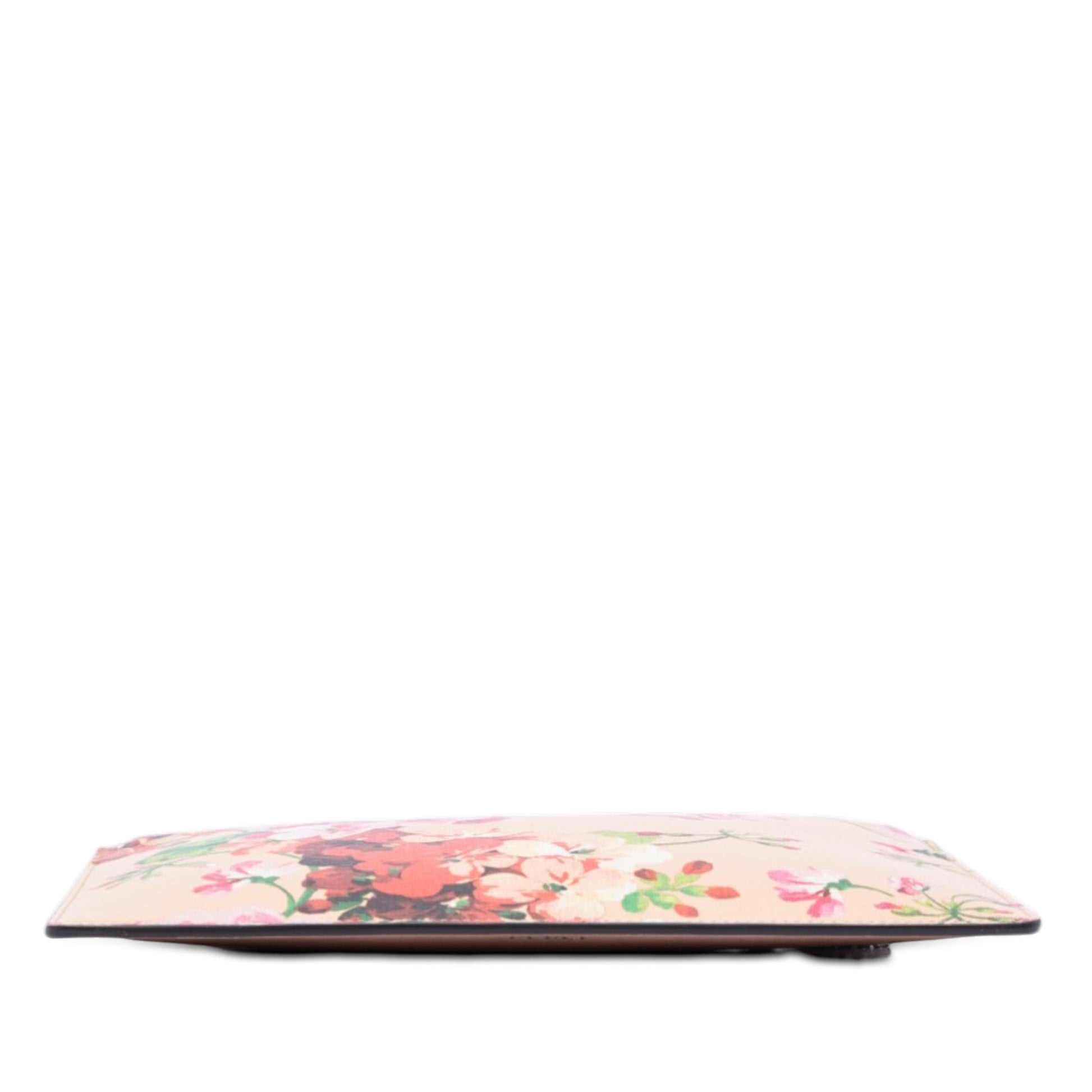 Gucci Calfskin Blooms Chain Clutch