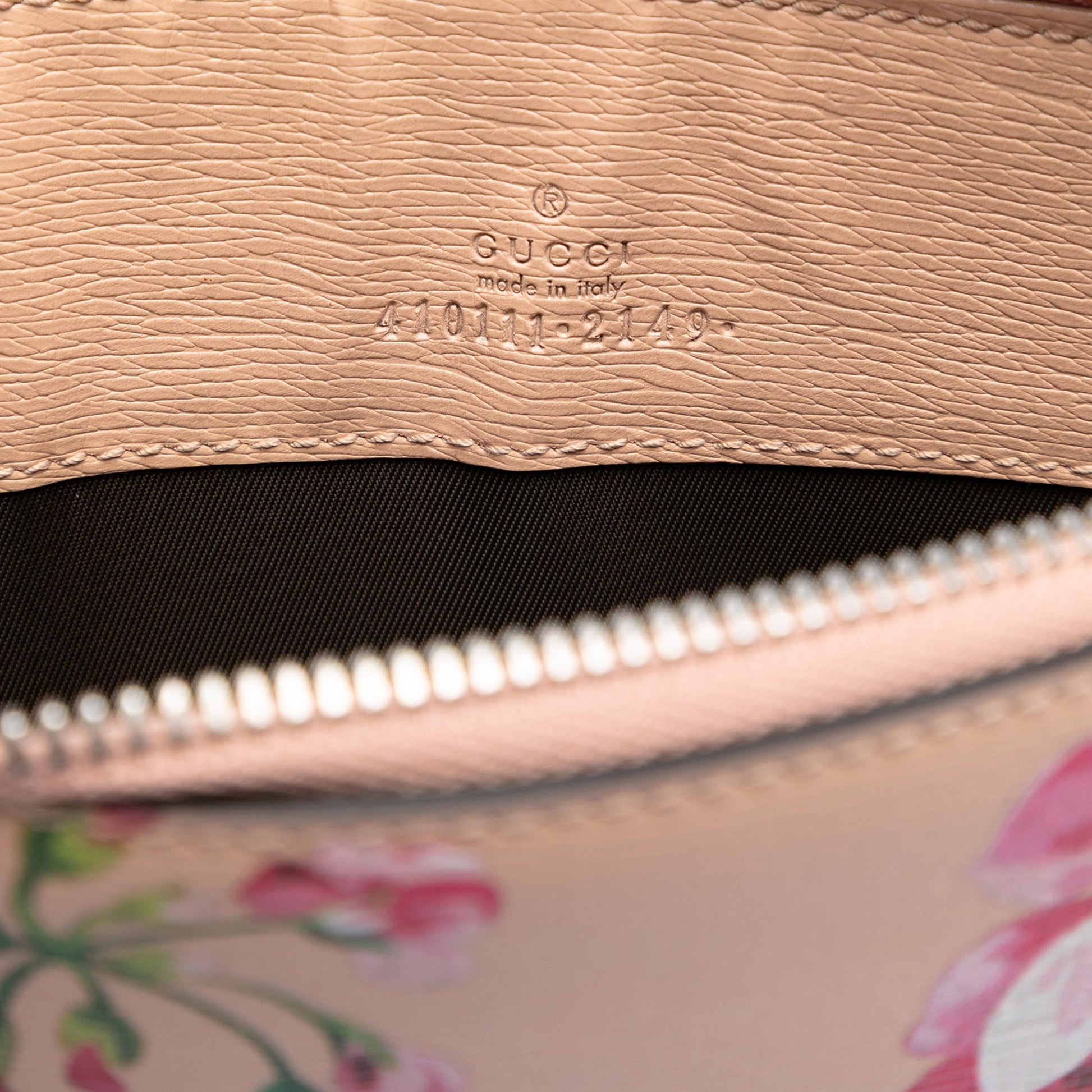 Gucci Calfskin Blooms Chain Clutch