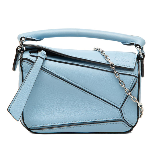 LOEWE Nano Calfskin Puzzle Satchel