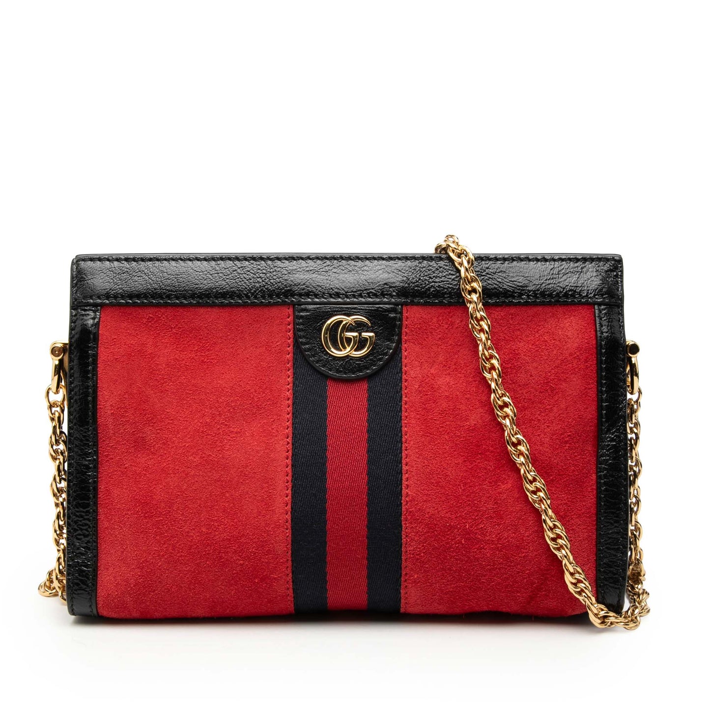 Gucci Small Suede Ophidia Chain Crossbody
