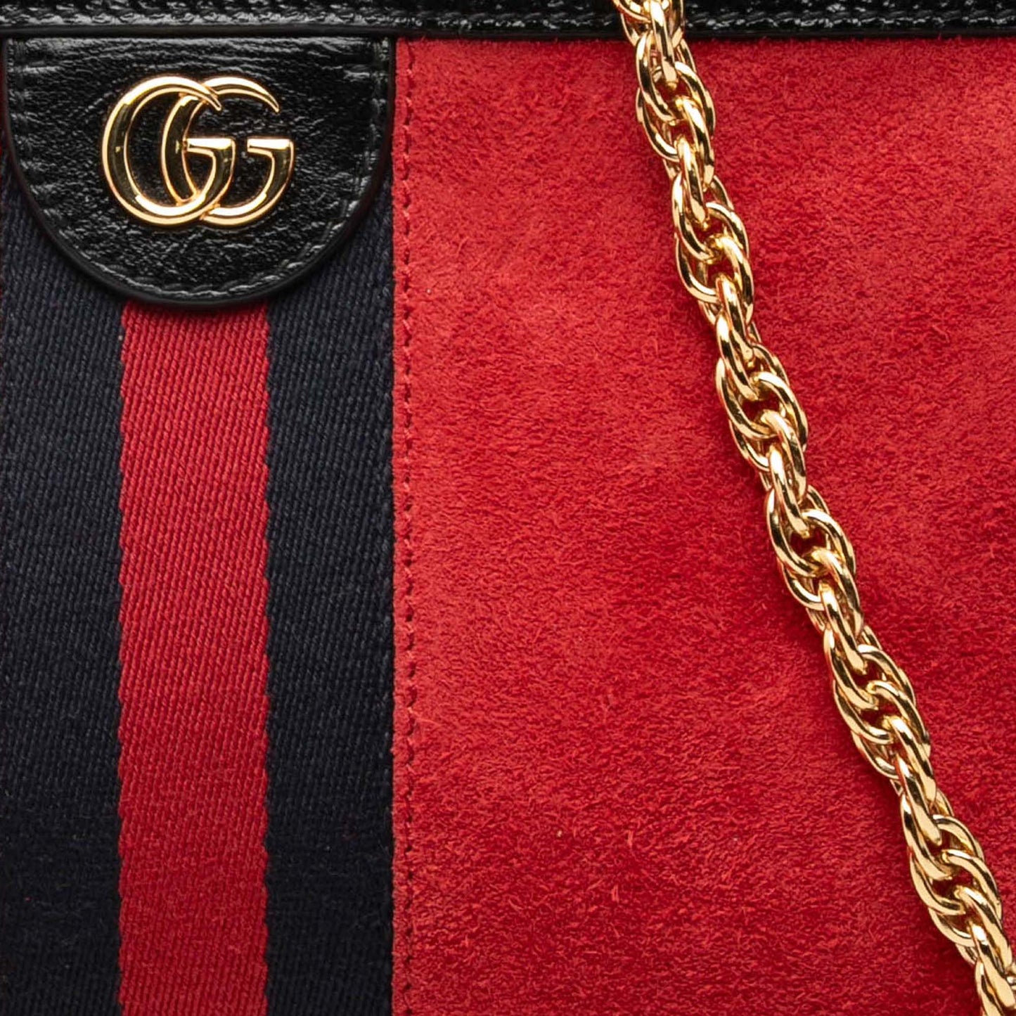Gucci Small Suede Ophidia Chain Crossbody