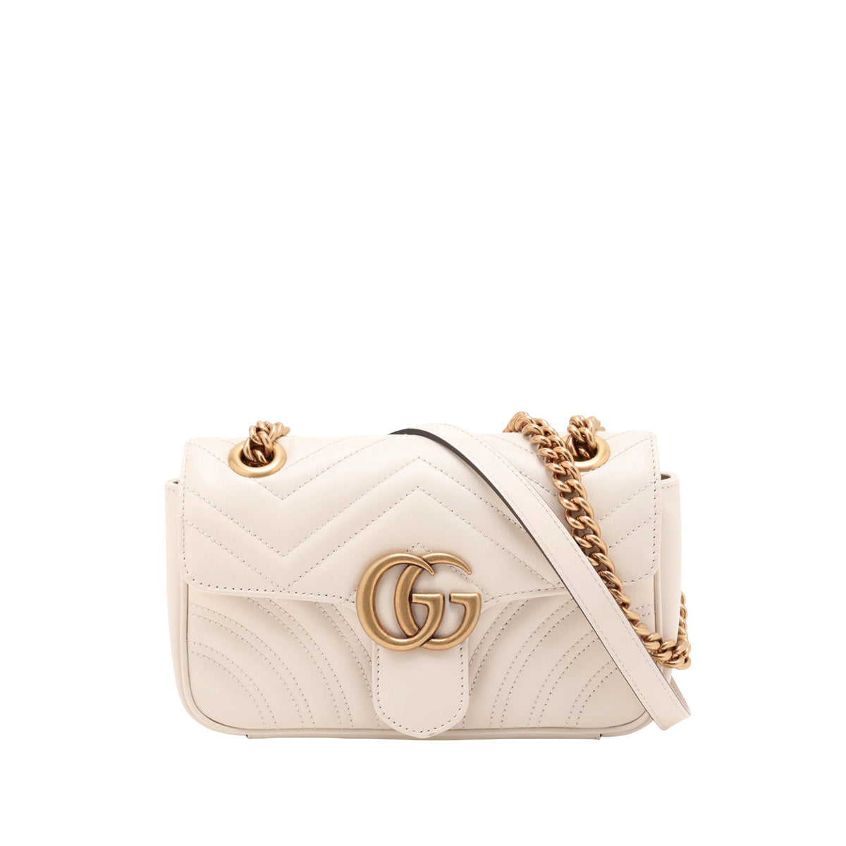 Gucci Small GG Marmont Matelasse Calfskin Shoulder Bag
