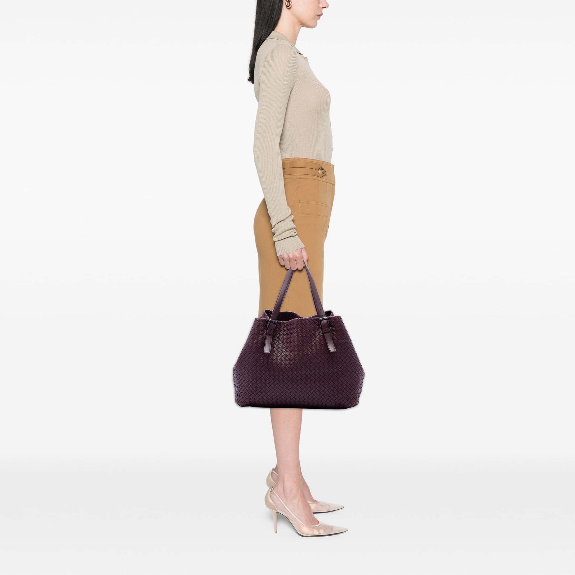Bottega Veneta Large Nappa Intrecciato Cesta Tote