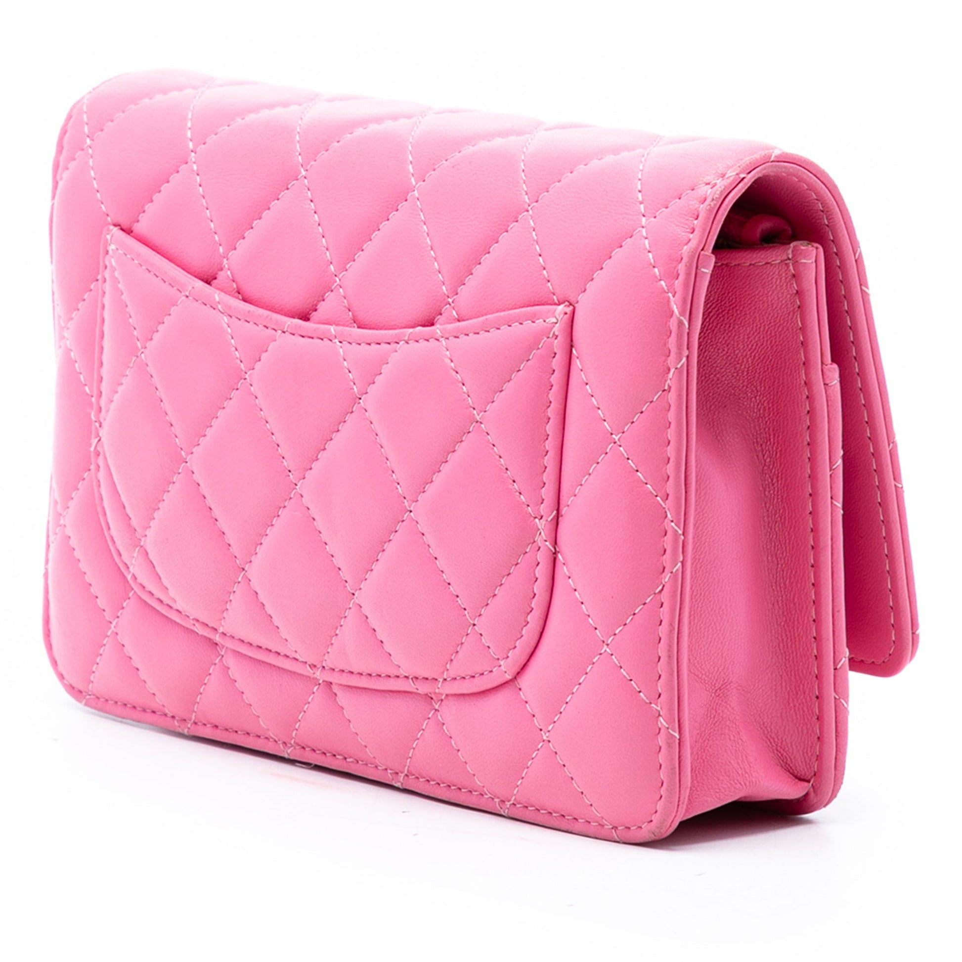 Chanel Lambskin Pearl Crush Wallet On Chain