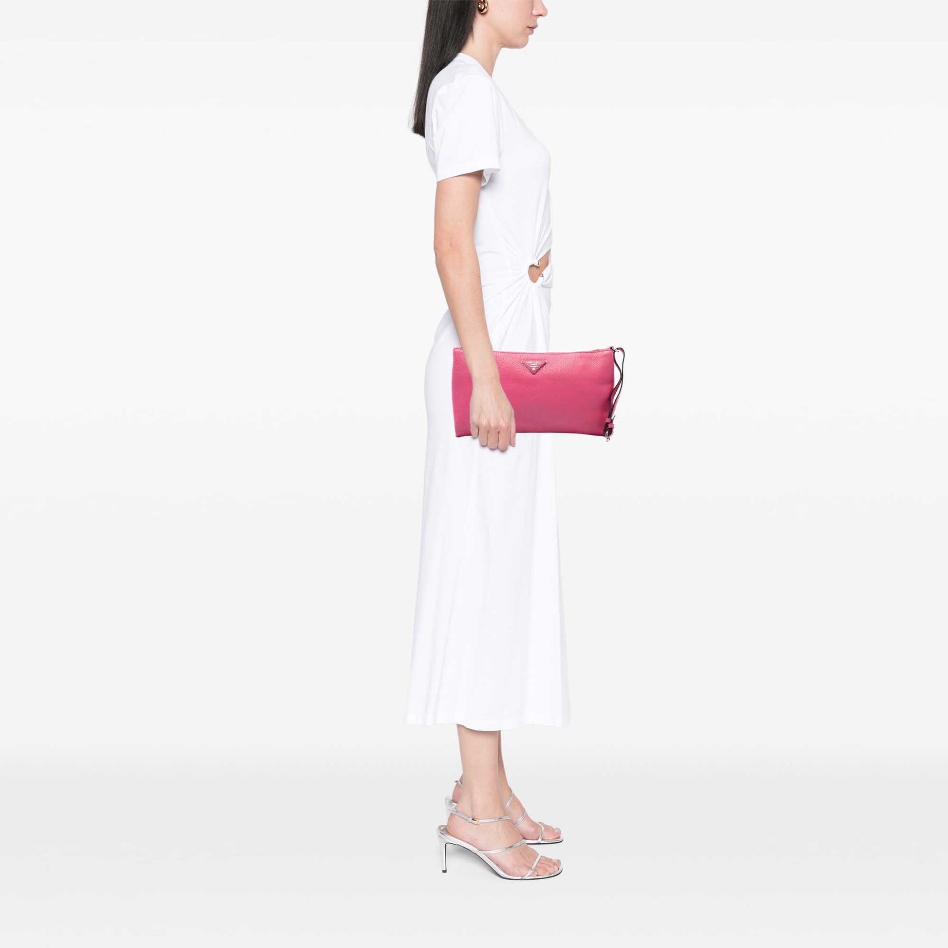 Prada Vitello Daino Clutch