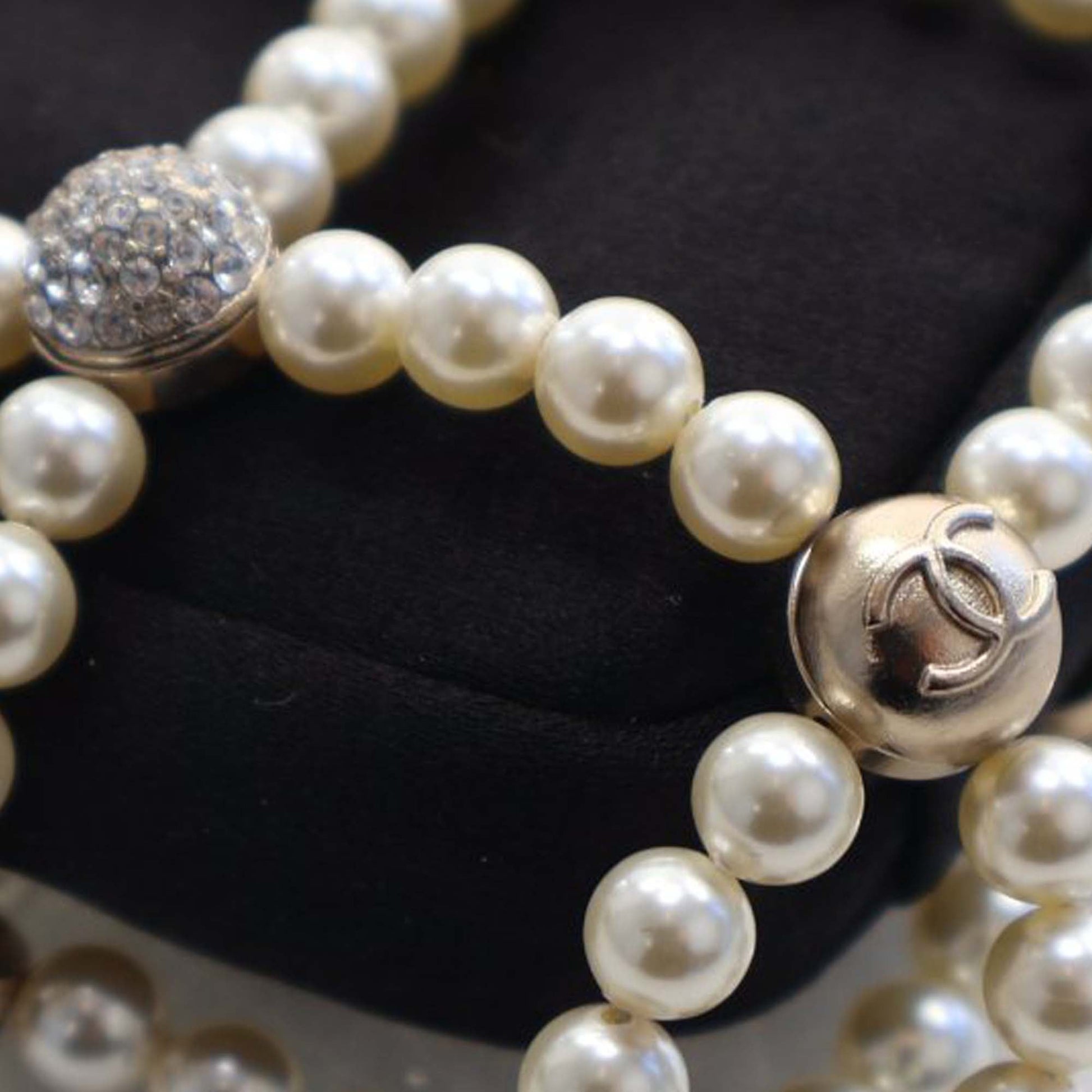 Small CC Satin Pearl Frame Evening Bag