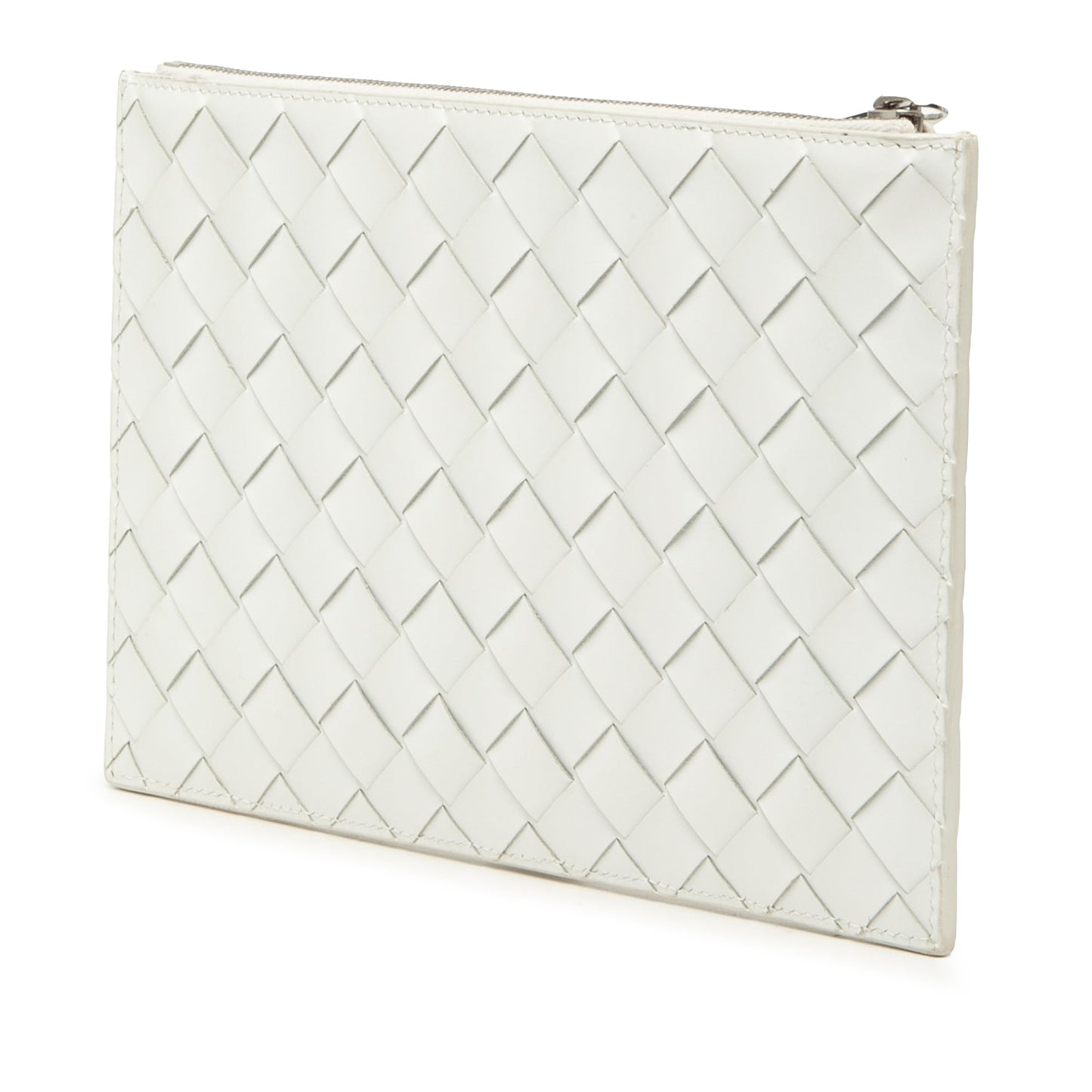 Bottega Veneta Leather Intrecciato Clutch