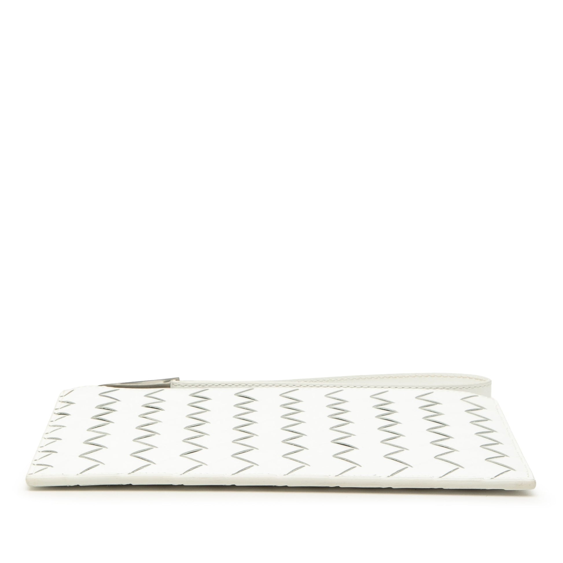 Bottega Veneta Leather Intrecciato Clutch