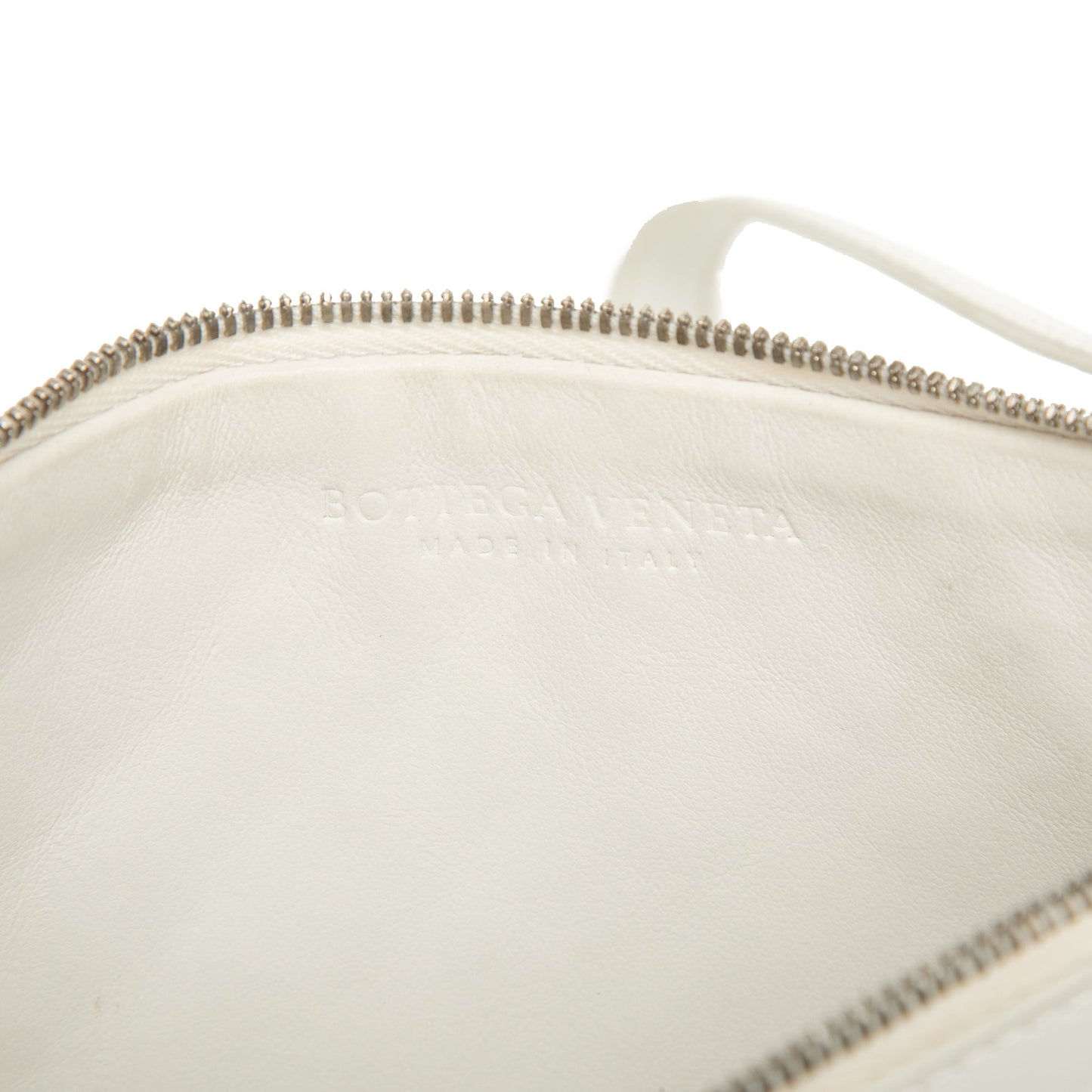 Bottega Veneta Leather Intrecciato Clutch