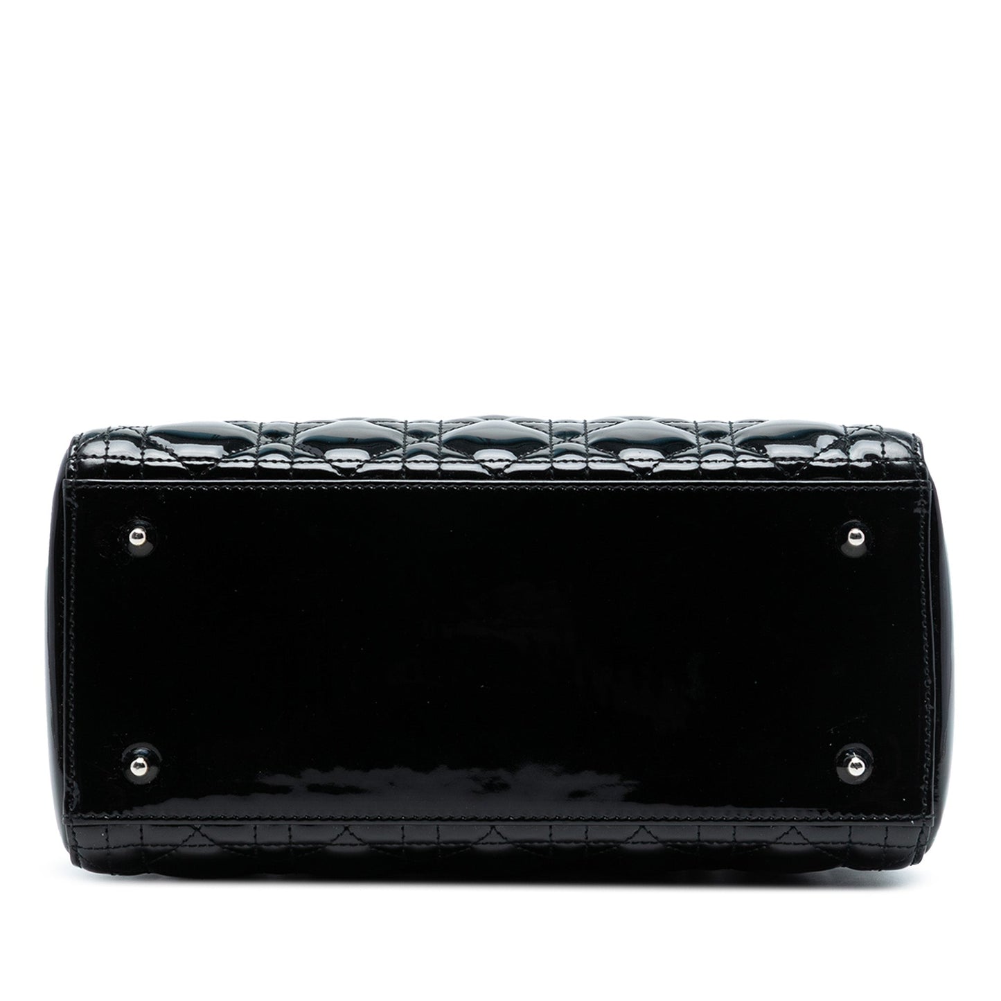 Dior Medium Patent Cannage Lady Dior