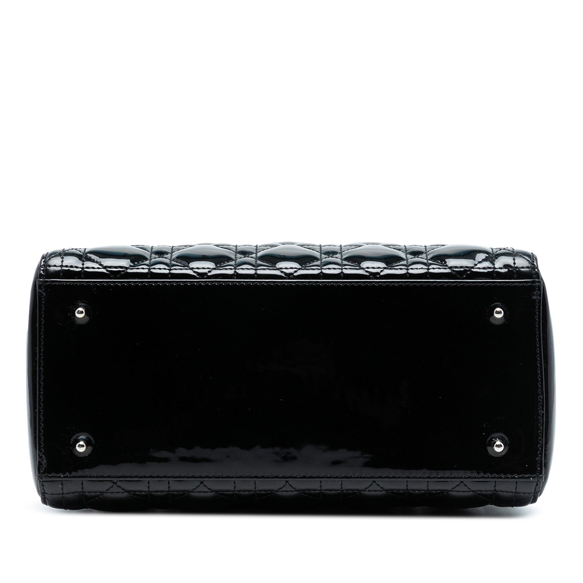 Dior Medium Patent Cannage Lady Dior