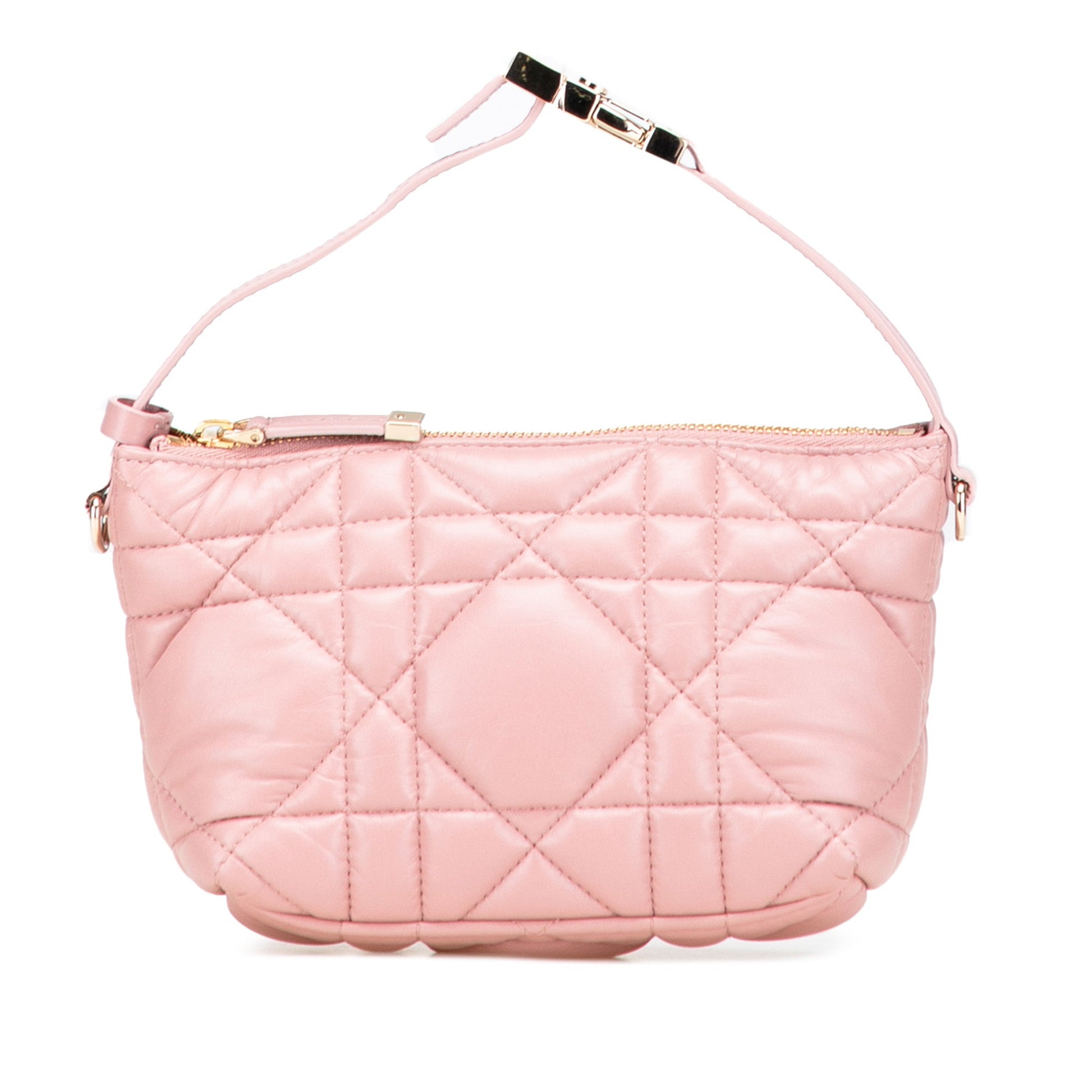 Dior Small Calfskin Macrocannage Diortravel Nomad Pouch
