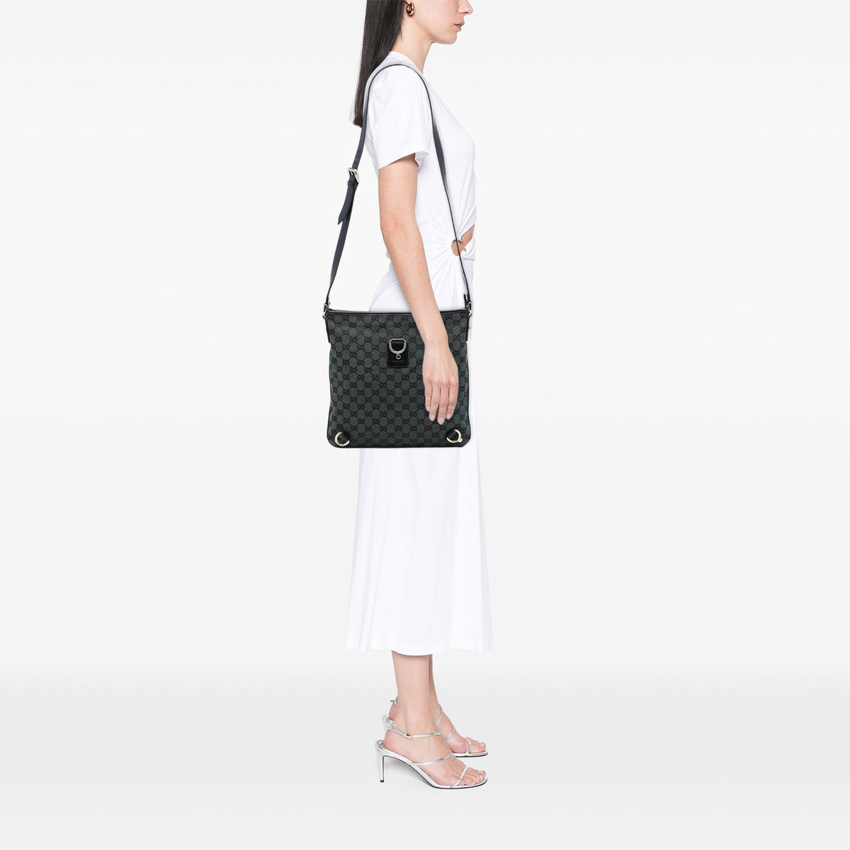 Gucci GG Canvas Abbey D Ring Crossbody