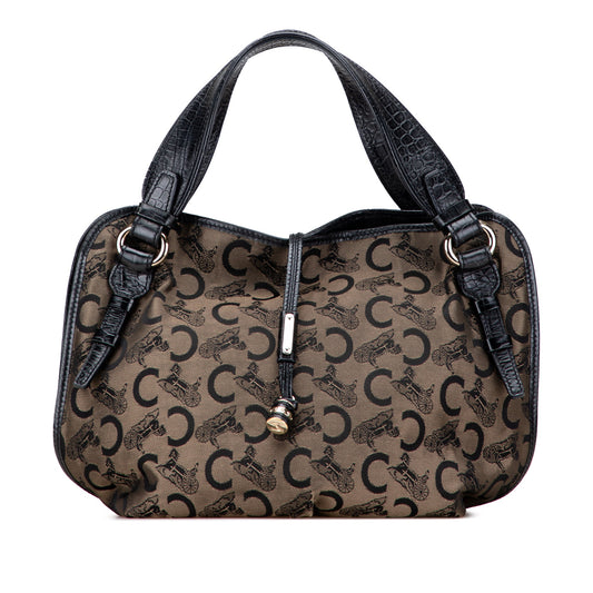 Celine C Carriage Canvas Bittersweet Hobo