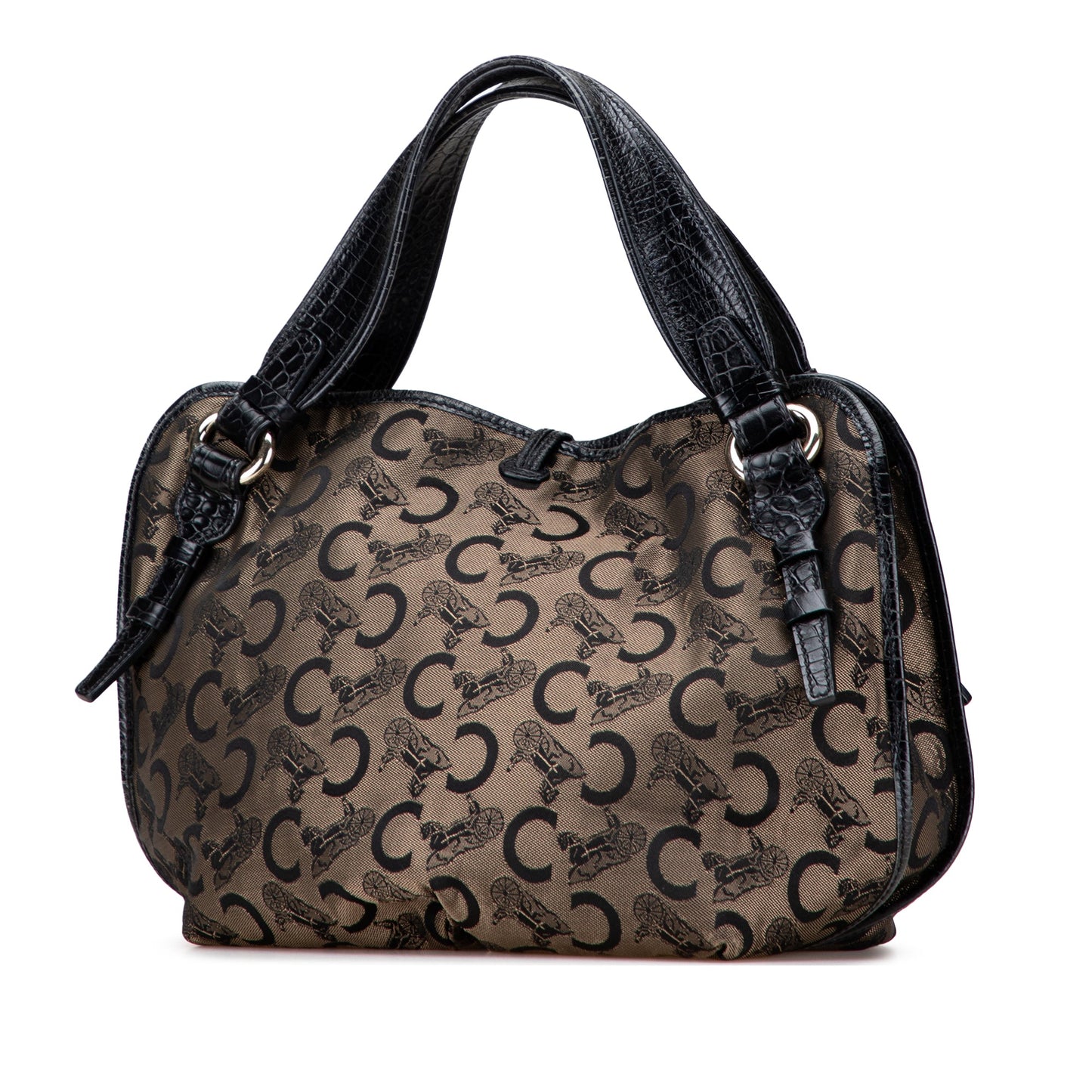 Celine C Carriage Canvas Bittersweet Hobo