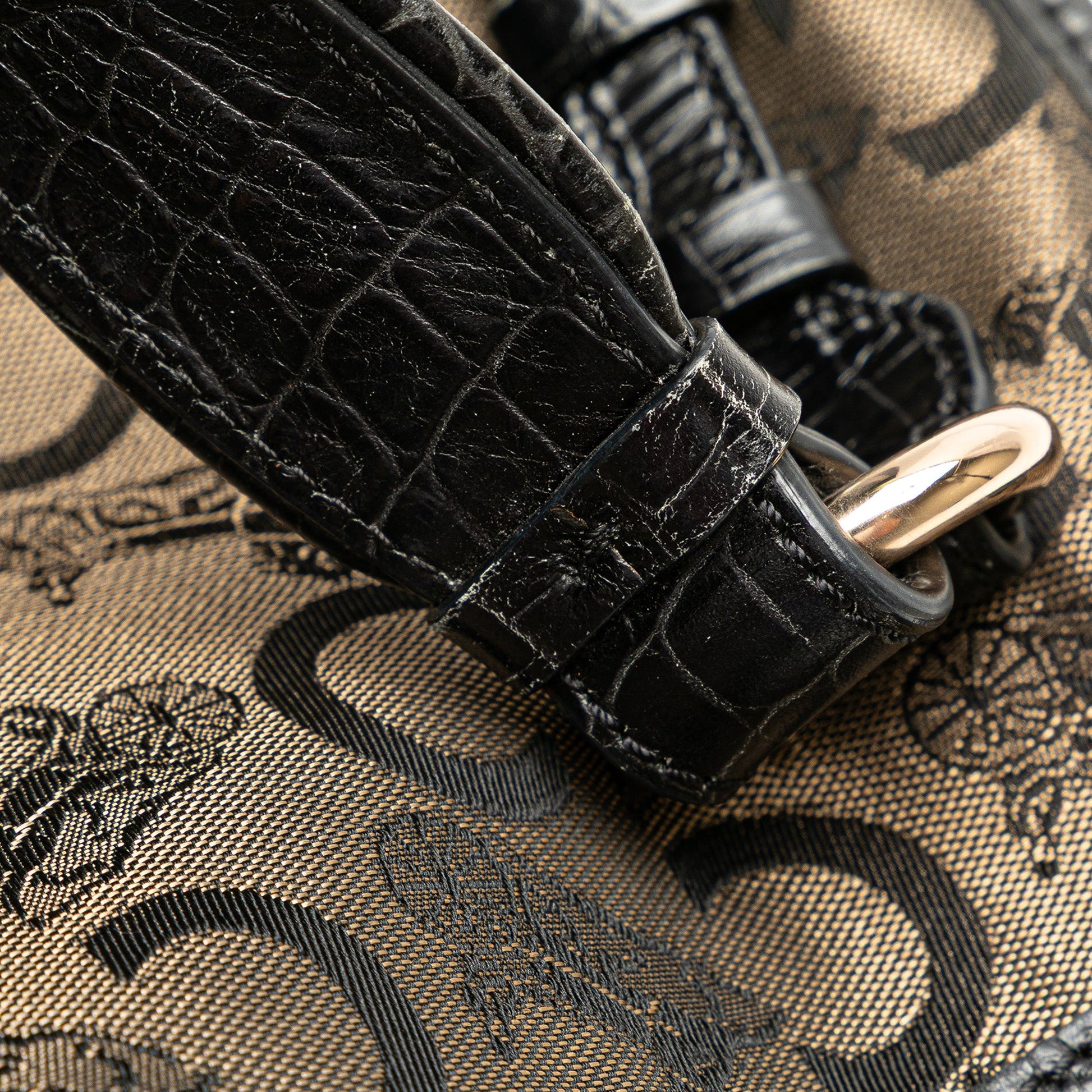 Celine C Carriage Canvas Bittersweet Hobo