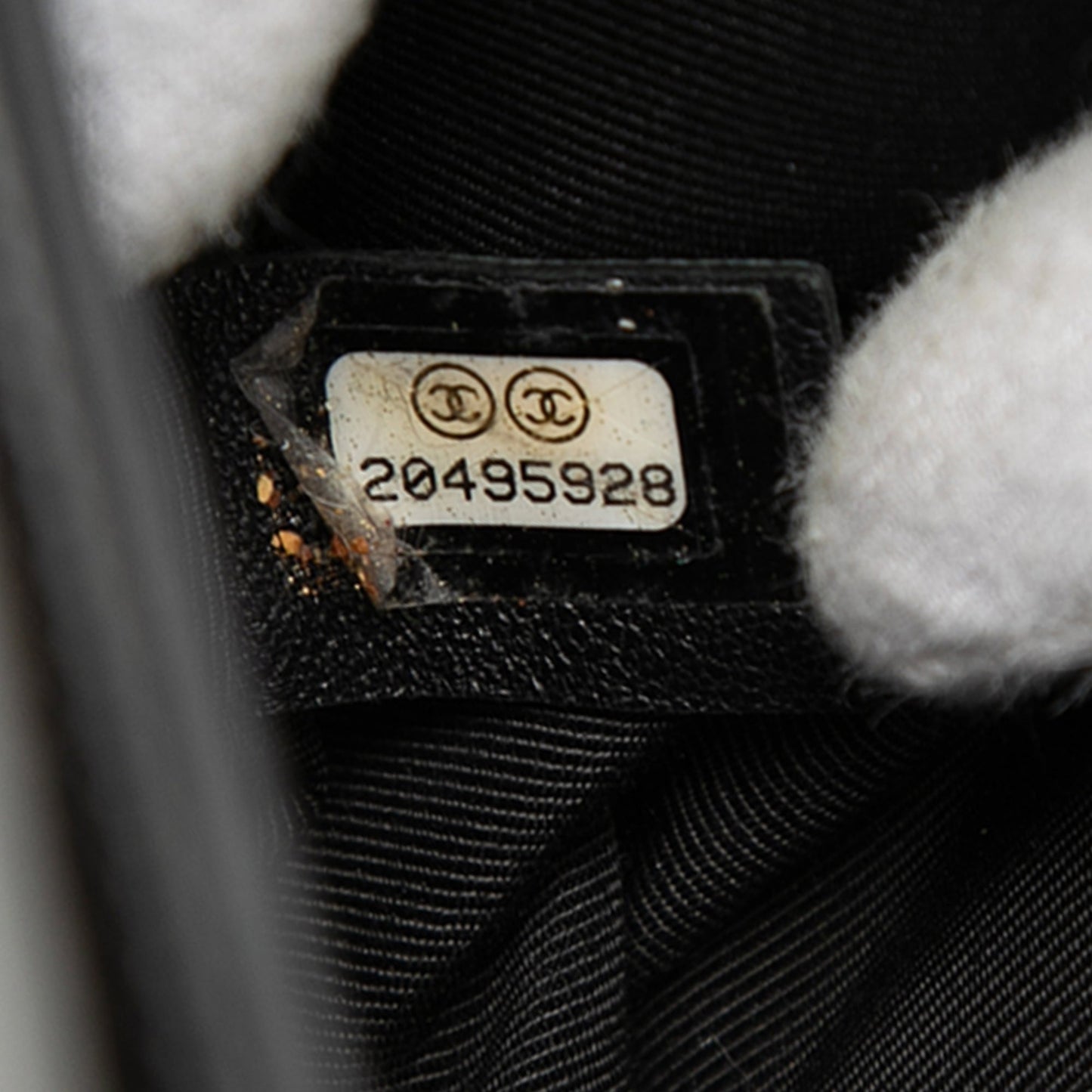 Chanel Old Medium Quilted Patent Acrylic Boy Flap